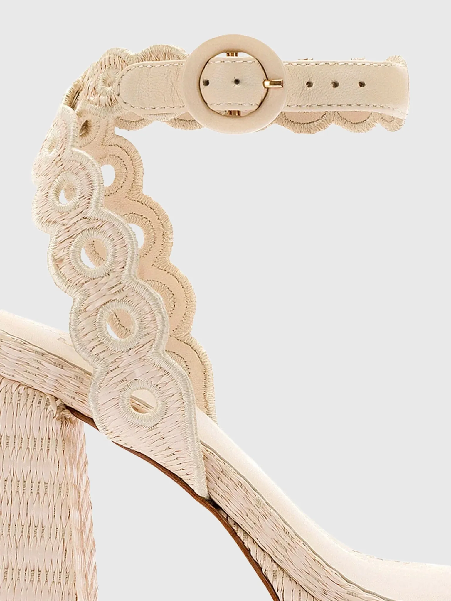 Larroude Women's Dolly Broderie Platform Sandal sold by Saint Bernard product image thumbnail 2