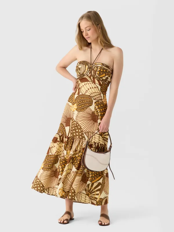 Farm Rio Women's Sleeveless Shell Mix Maxi Dress made by FARM Rio