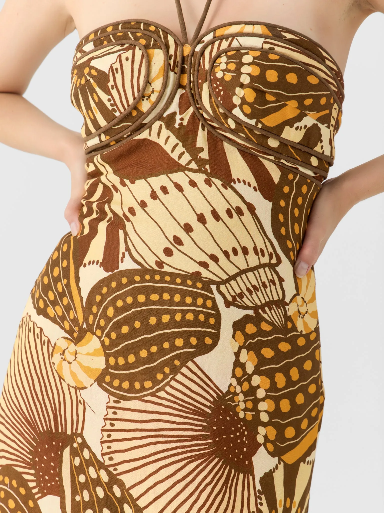 Farm Rio Women's Sleeveless Shell Mix Maxi Dress sold by Saint Bernard product image thumbnail 4