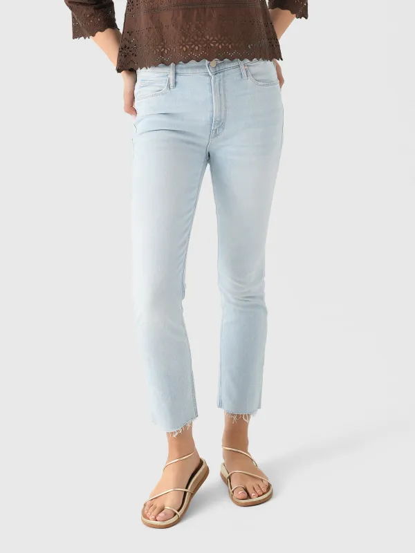 Mother Women's The Mid Rise Dazzler Crop Fray Jean sold by Saint Bernard