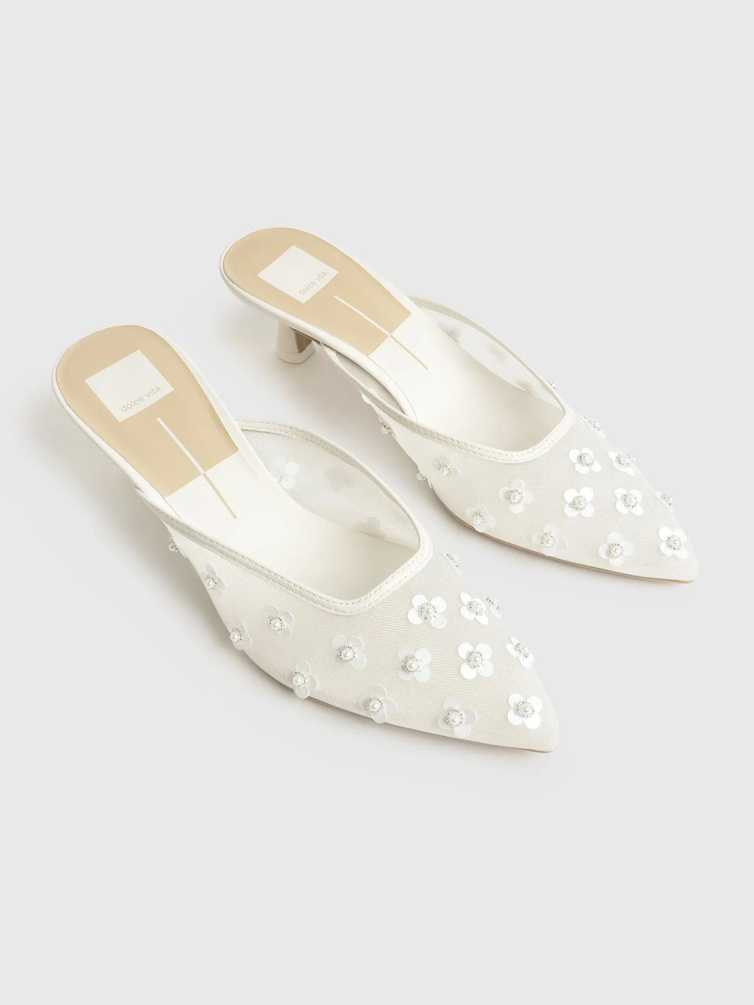 Dolce Vita Women's Clara Pearl Heel sold by Saint Bernard