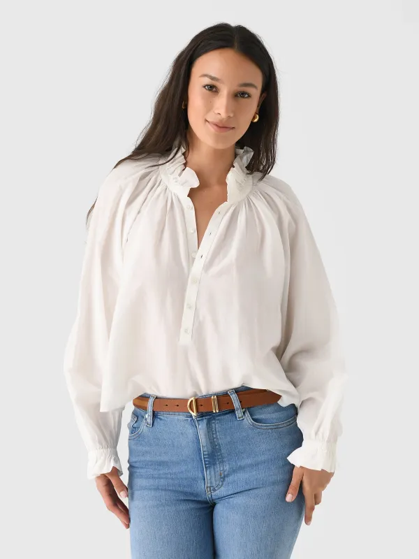 Citizens Of Humanity Women's Iris Ruffled Top sold by Saint Bernard