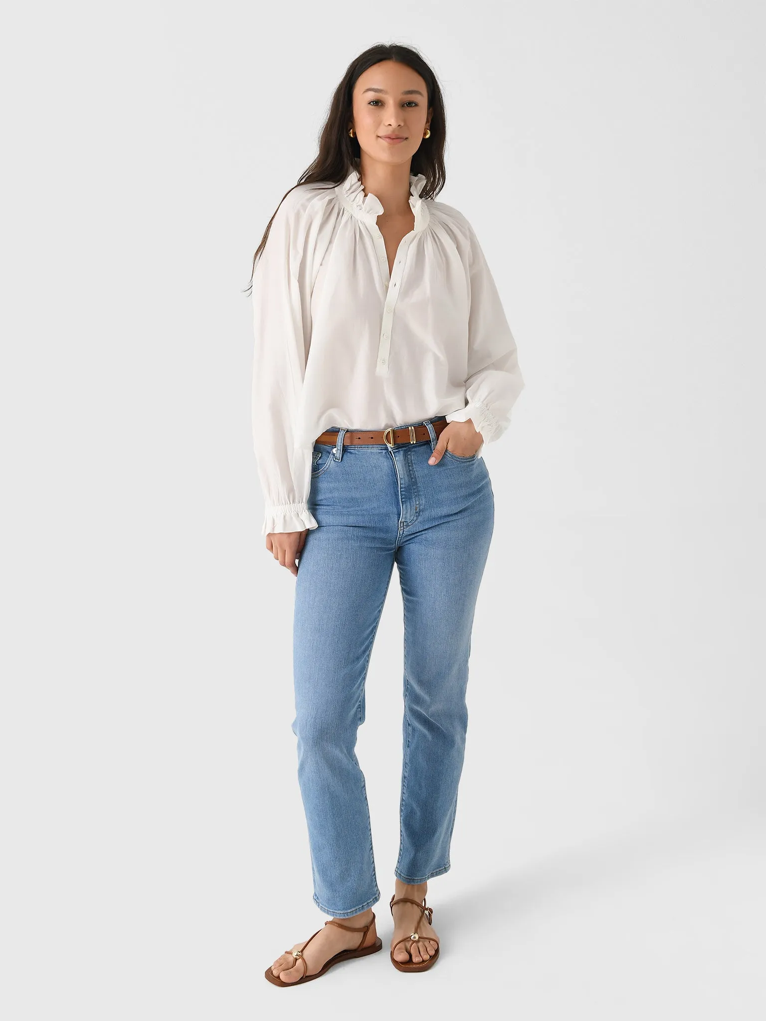 Citizens Of Humanity Women's Iris Ruffled Top sold by Saint Bernard product image thumbnail 2