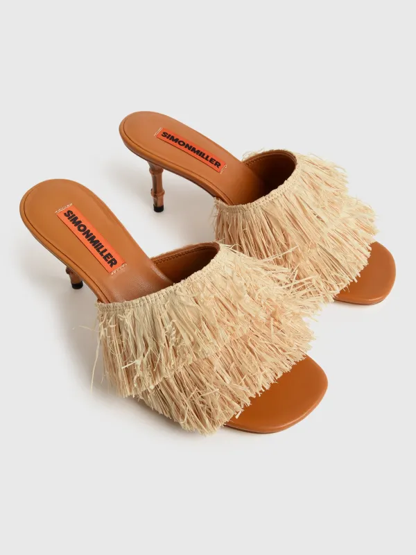 Simon Miller Women's Fringe Playa Bamboo Heel sold by Saint Bernard