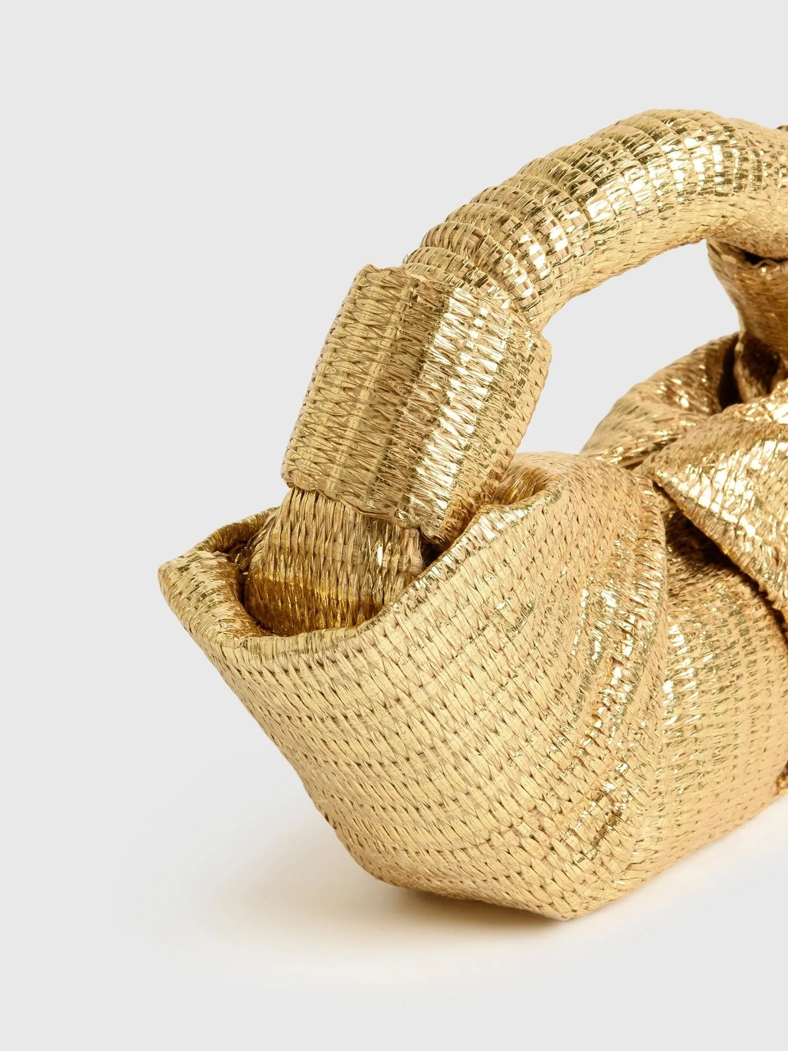Simon Miller Metallic Raffia Lopsy Bag sold by Saint Bernard product image thumbnail 3