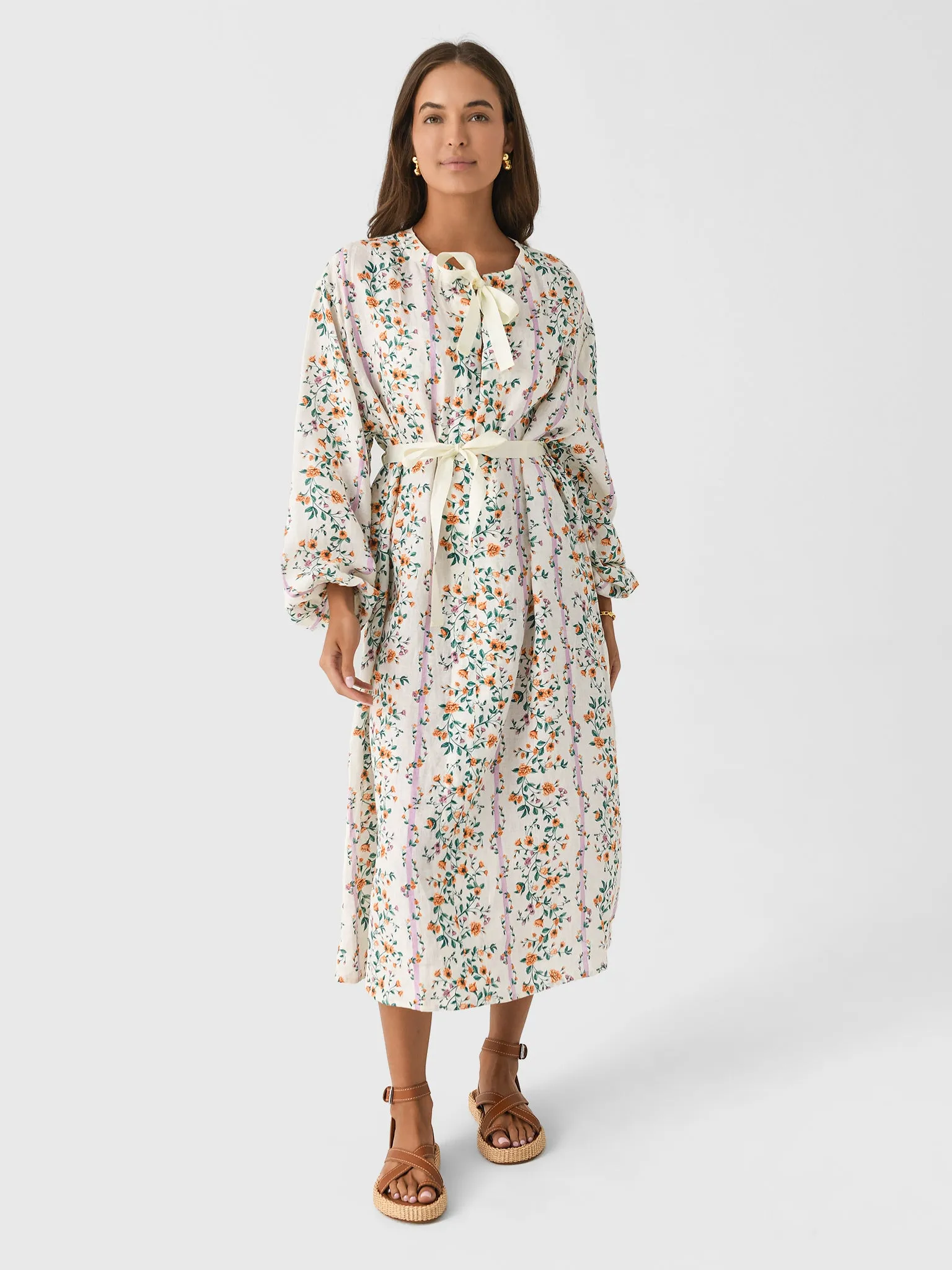 Agua By Agua Bendita Women's Zircón Chinesis Midi Dress sold by Saint Bernard