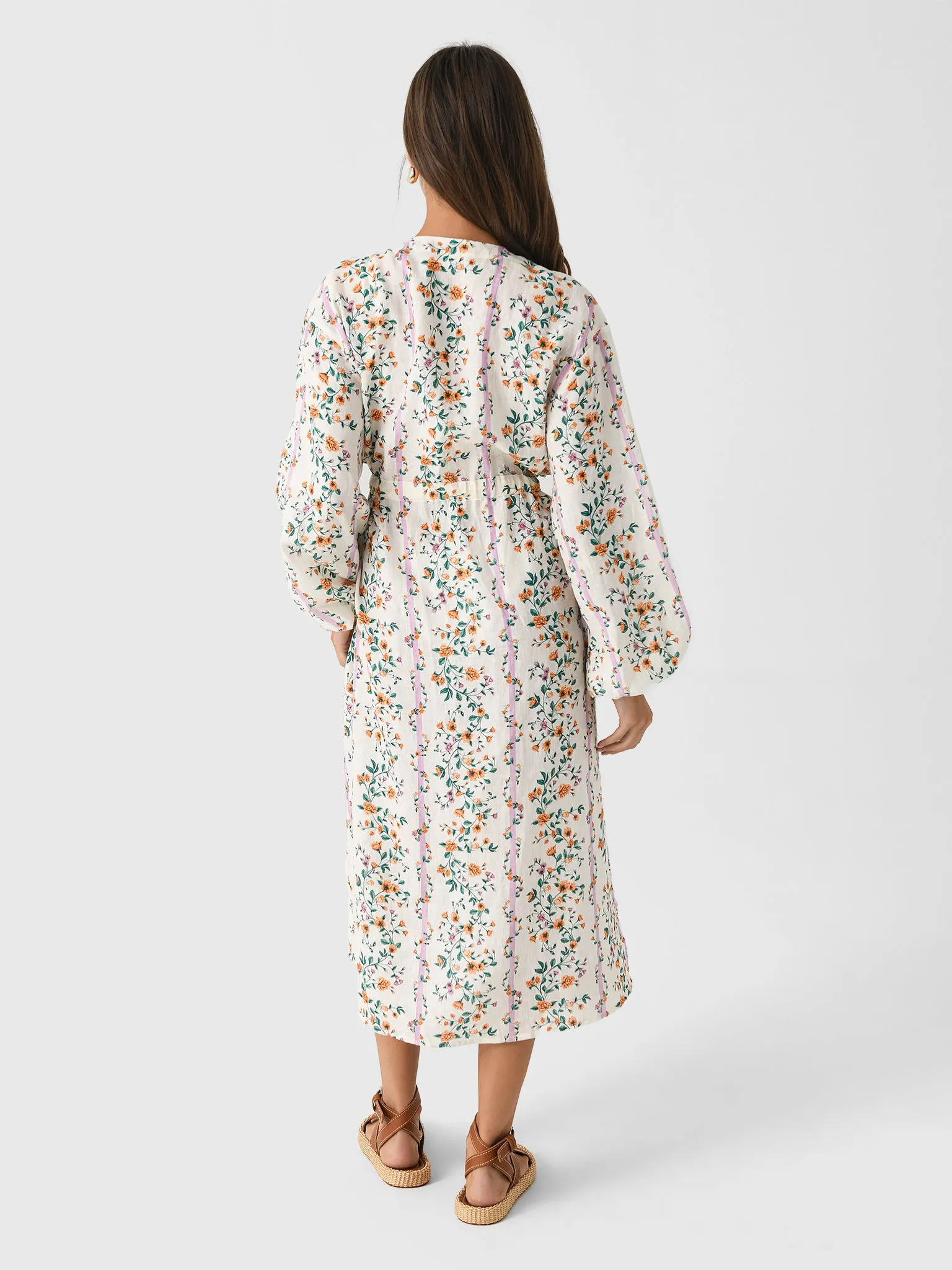 Agua By Agua Bendita Women's Zircón Chinesis Midi Dress sold by Saint Bernard product image thumbnail 4