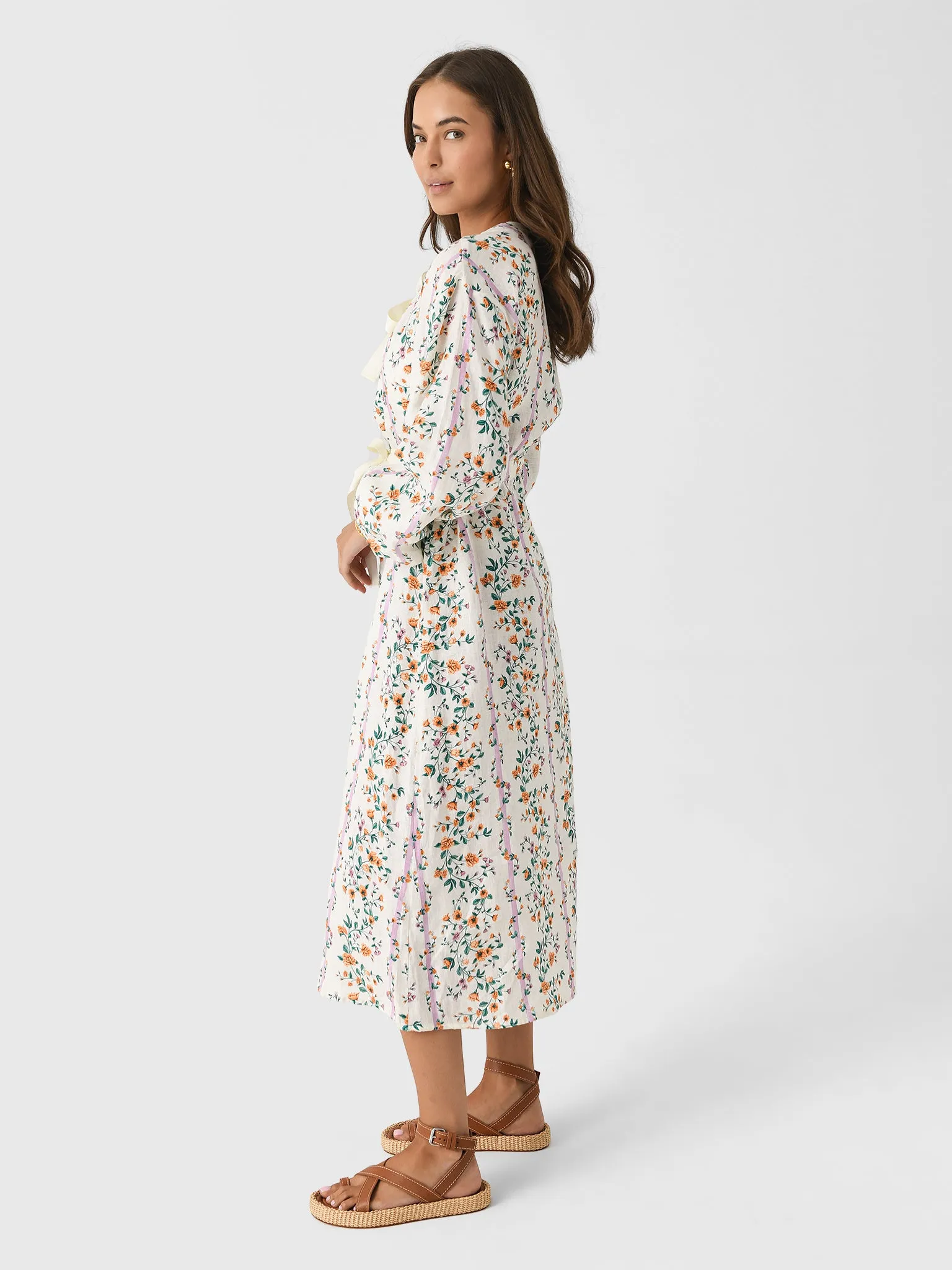 Agua By Agua Bendita Women's Zircón Chinesis Midi Dress sold by Saint Bernard product image thumbnail 3