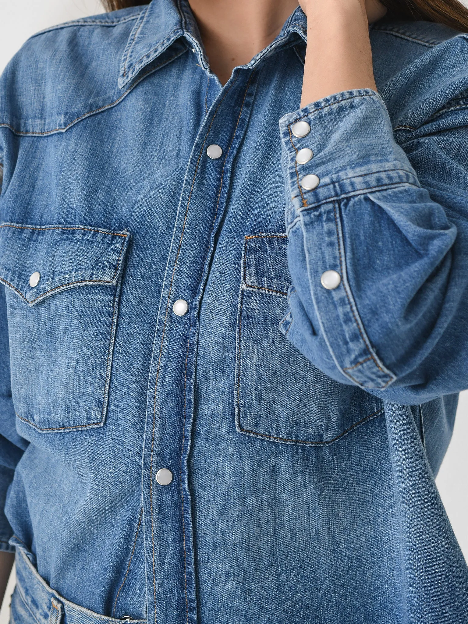 Citizens Of Humanity Women's Kayla Western Shirt sold by Saint Bernard product image thumbnail 5