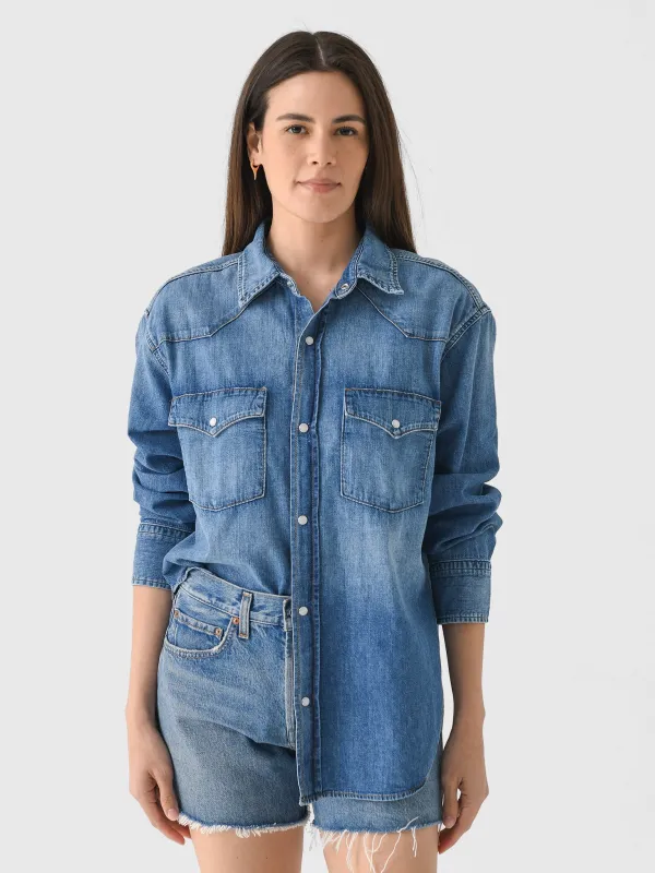 Citizens Of Humanity Women's Kayla Western Shirt sold by Saint Bernard