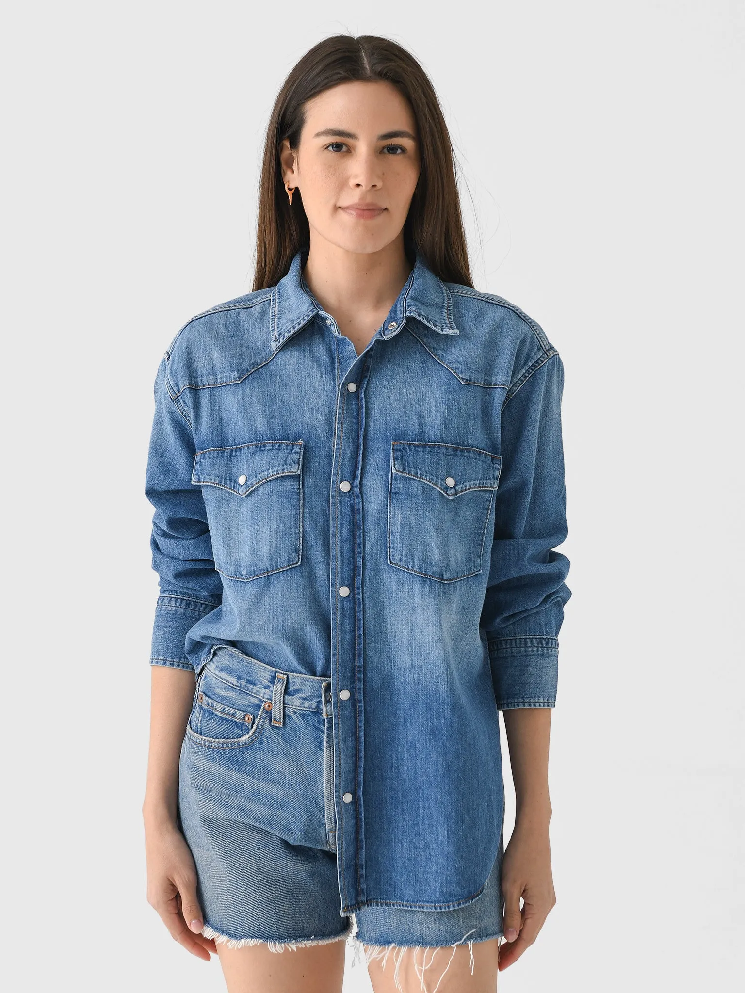 Citizens Of Humanity Women's Kayla Western Shirt sold by Saint Bernard