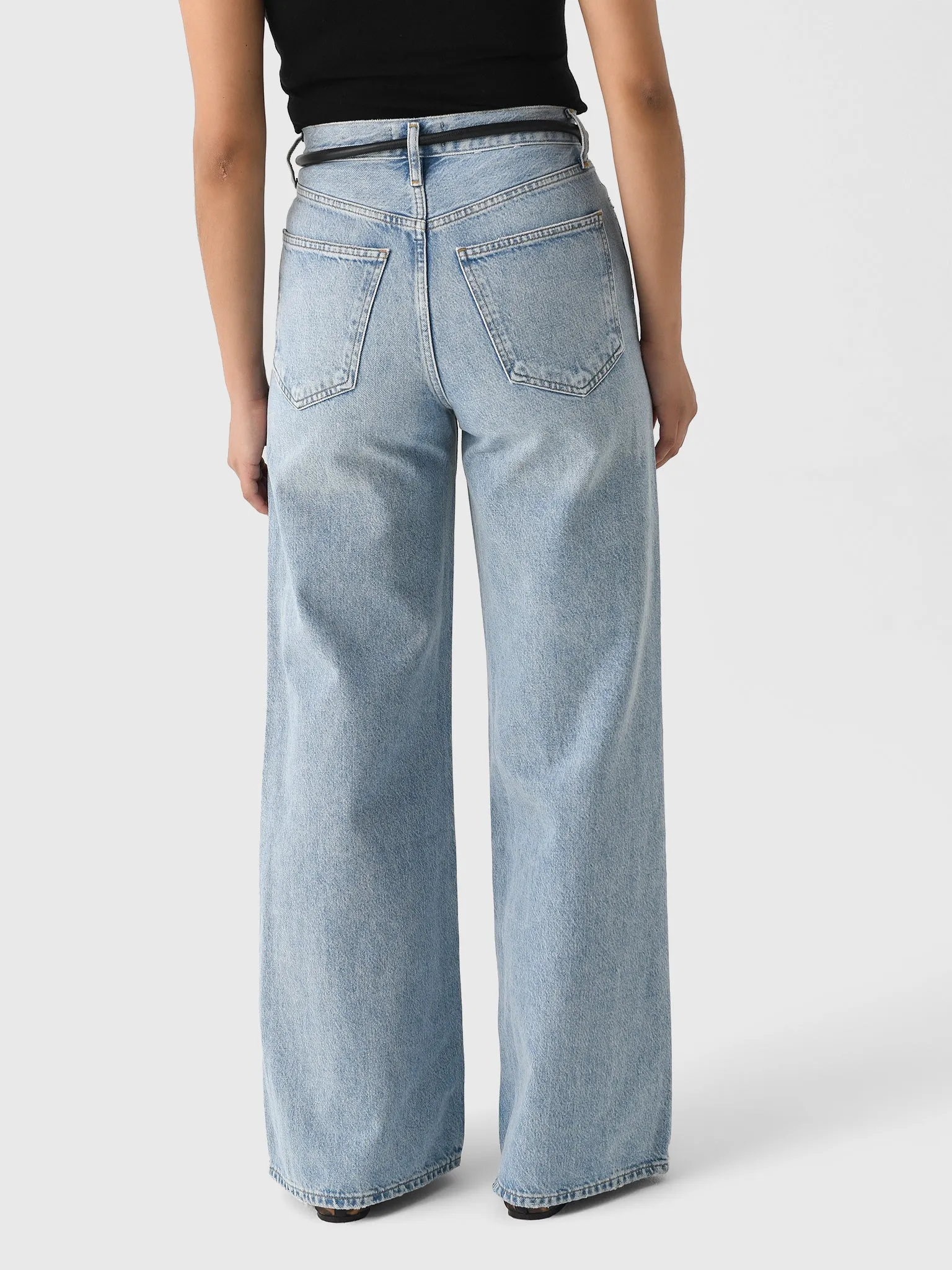 Agolde Women's Dame High Rise Wide Leg Jean sold by Saint Bernard product image thumbnail 4