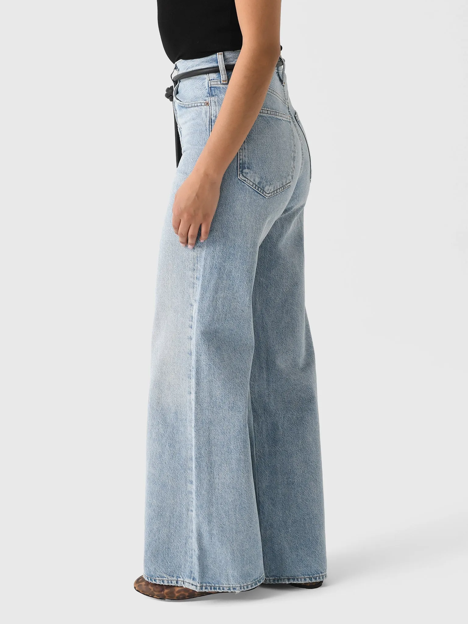 Agolde Women's Dame High Rise Wide Leg Jean sold by Saint Bernard product image thumbnail 3