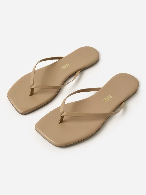Tkees Women's Square Toe Lily Flip Flop made by TKEES