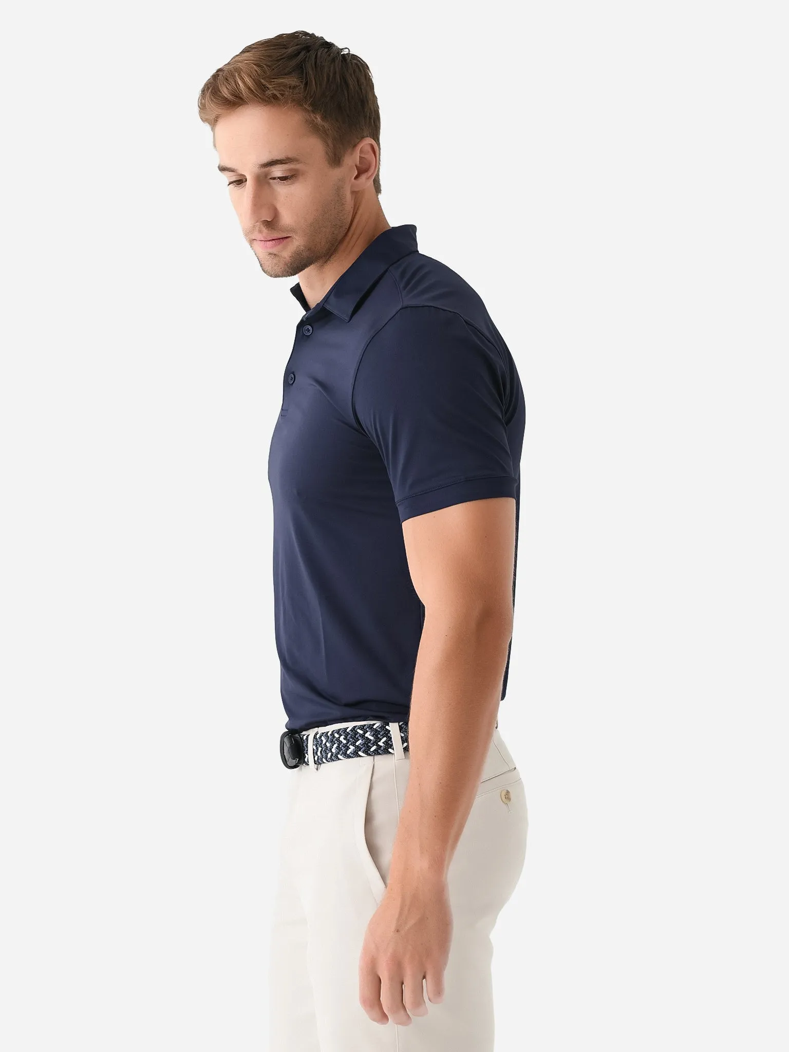 Mizzen+Main Men's Trim Versa Polo sold by Saint Bernard product image thumbnail 3