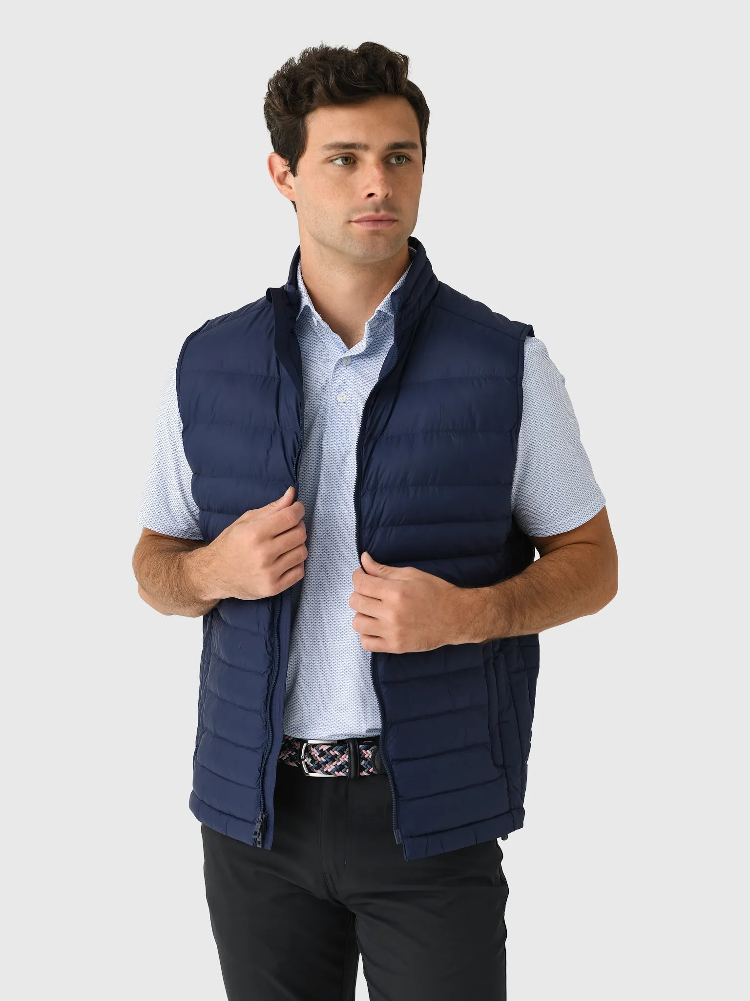 Peter Millar Crown Sport Men's Apex Quilted Vest sold by Saint Bernard