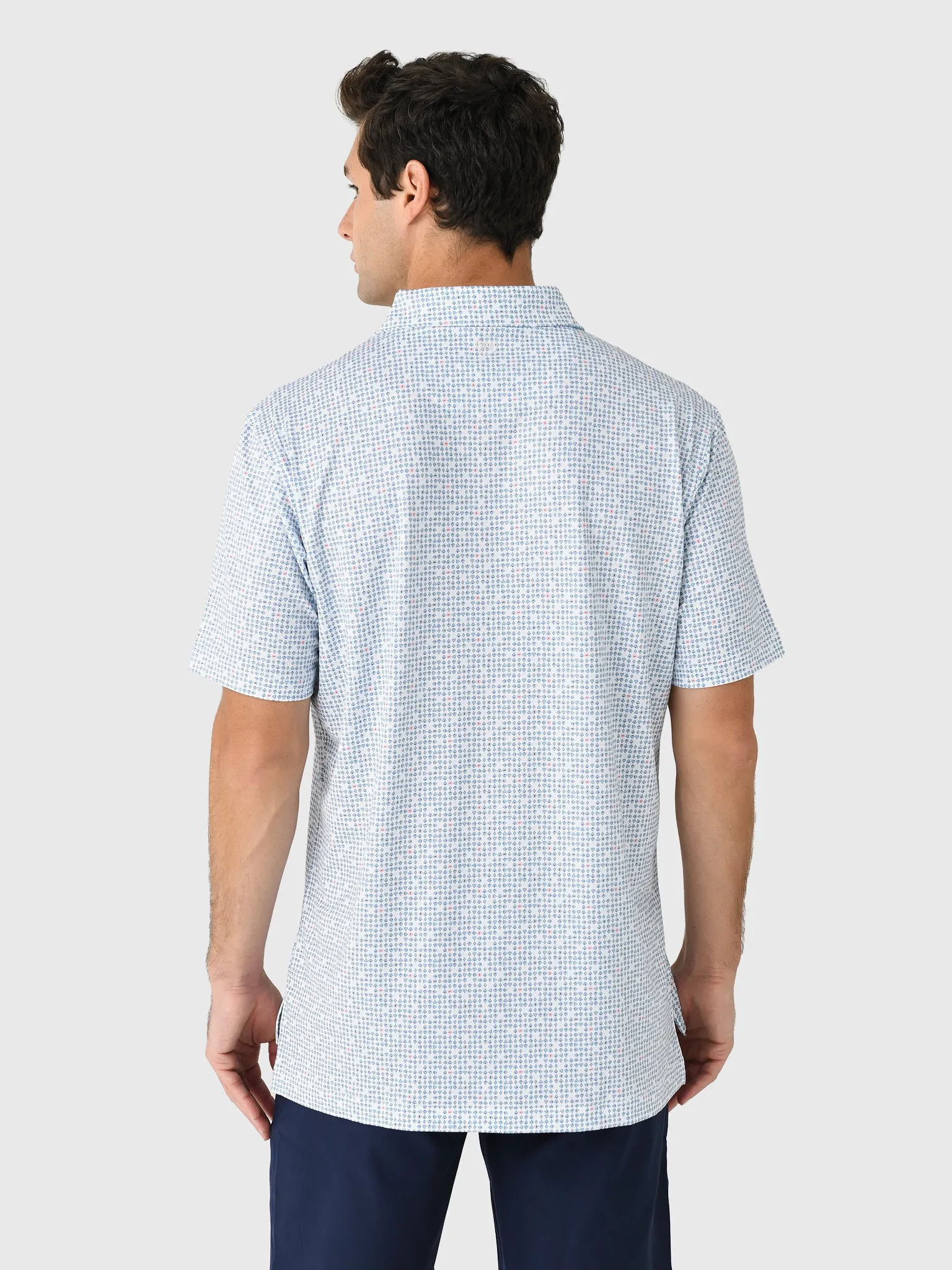 Peter Millar Crown Sport Men's Ace Of Spades Performance Jersey Polo sold by Saint Bernard product image thumbnail 3