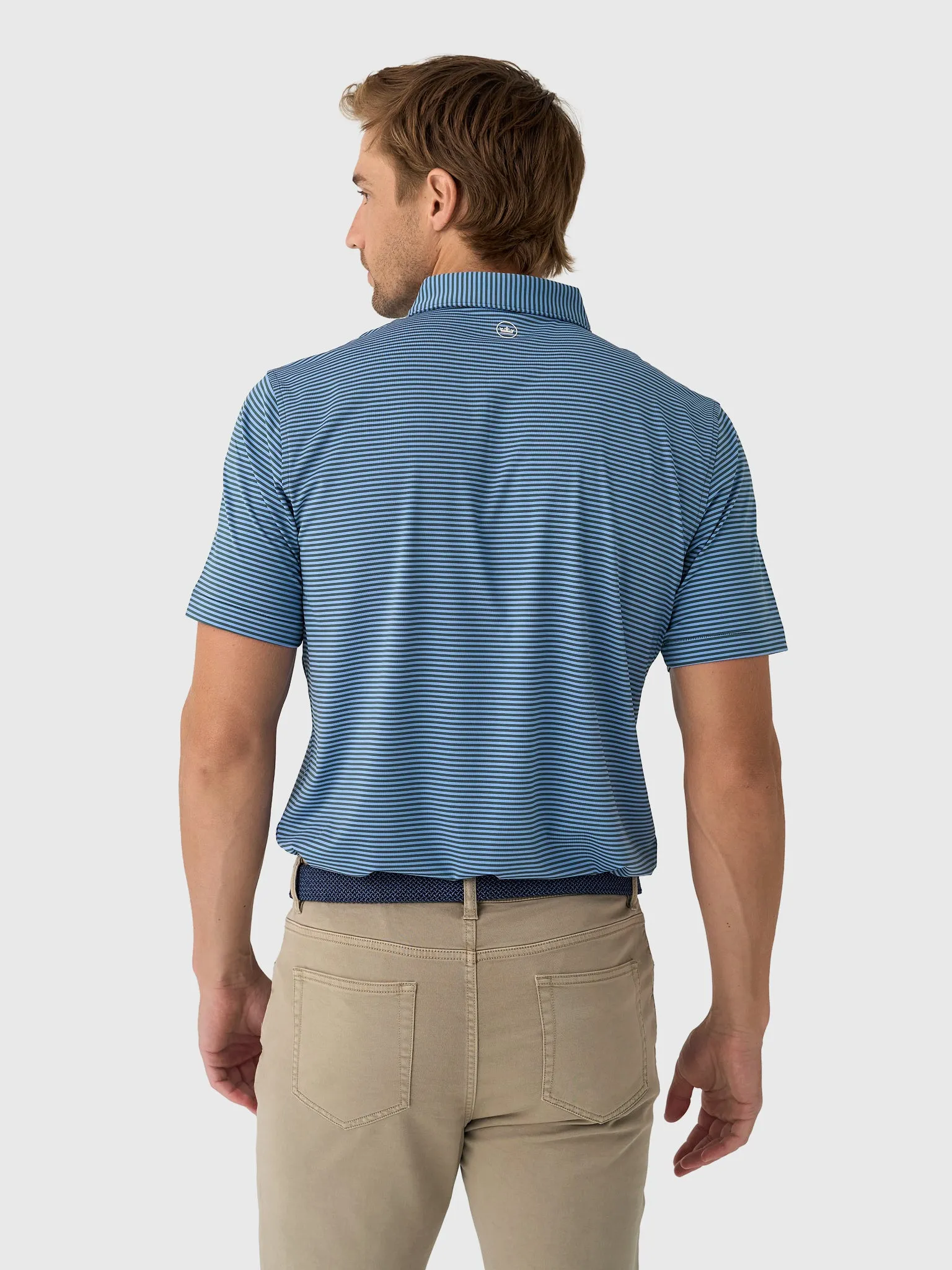 Peter Millar Crown Sport Men's Hales Performance Jersey Polo sold by Saint Bernard product image thumbnail 3