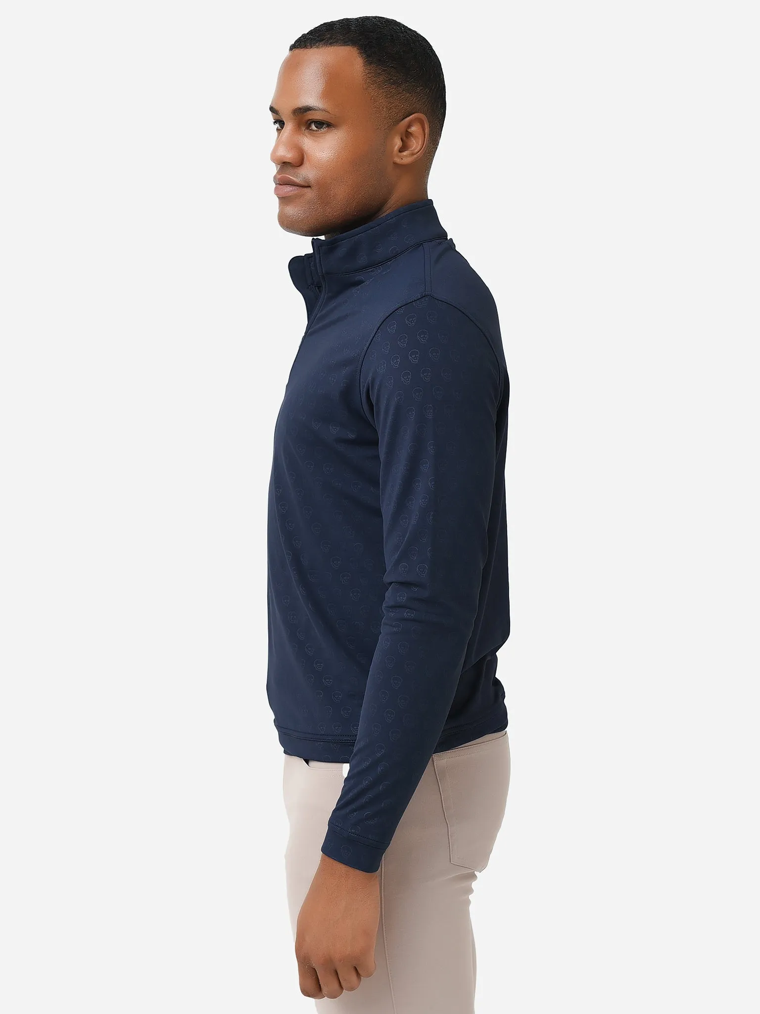 Peter Millar Crown Sport Men's Perth Seeing Double Performance Quarter-Zip sold by Saint Bernard product image thumbnail 4