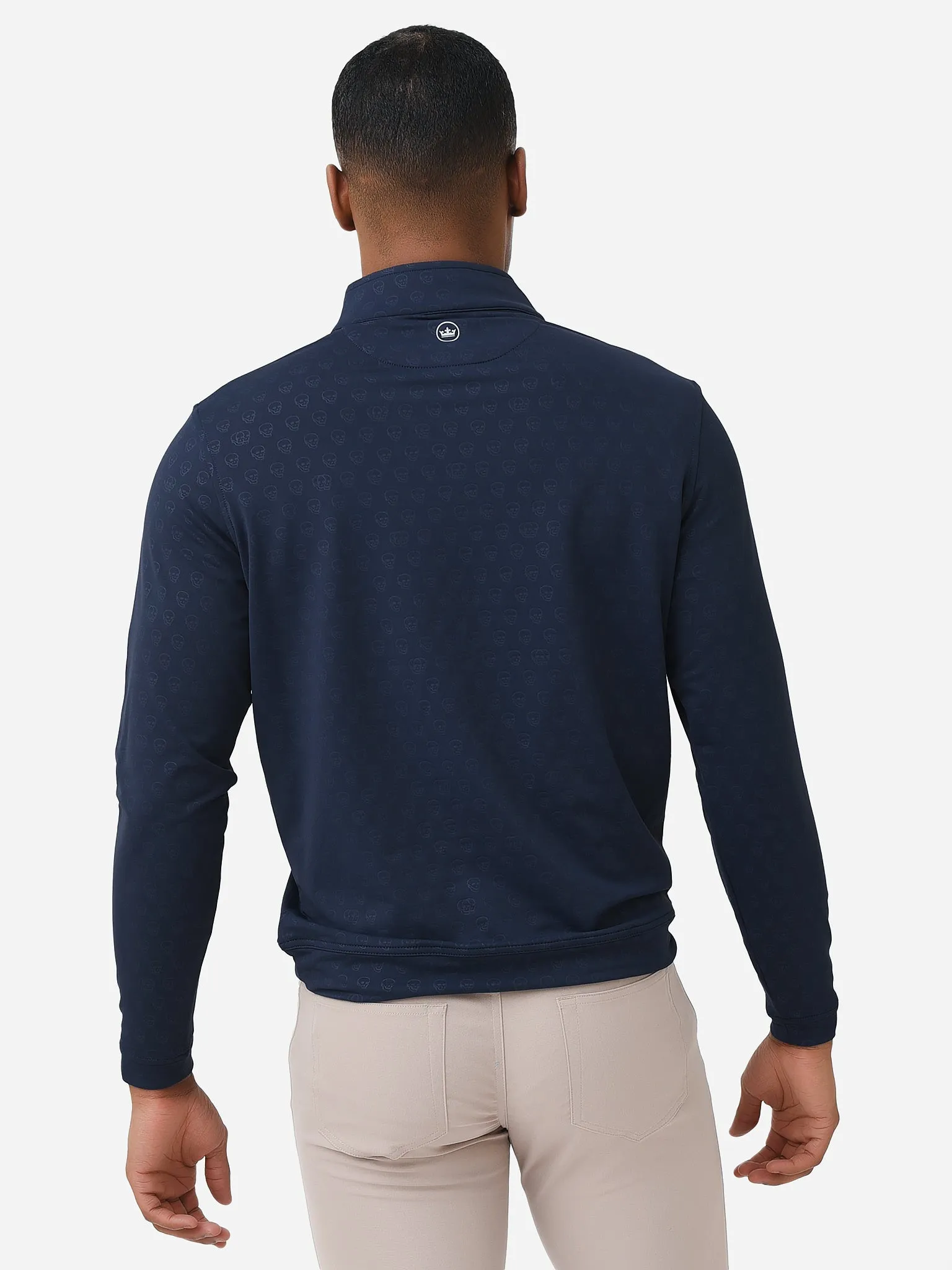 Peter Millar Crown Sport Men's Perth Seeing Double Performance Quarter-Zip sold by Saint Bernard product image thumbnail 5