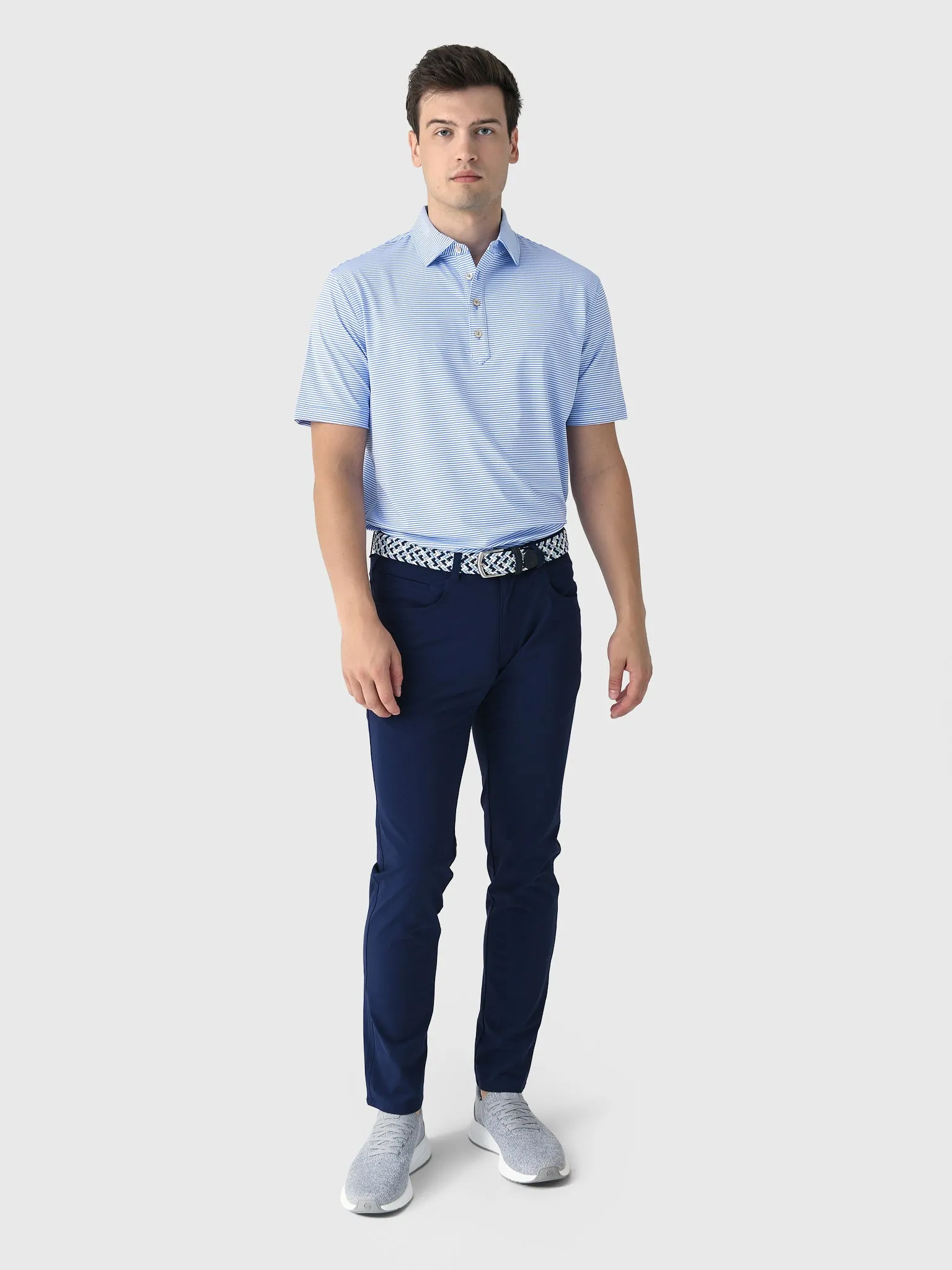 Peter Millar Crown Sport Men's Lawson Performance Jersey Polo sold by Saint Bernard product image thumbnail 5