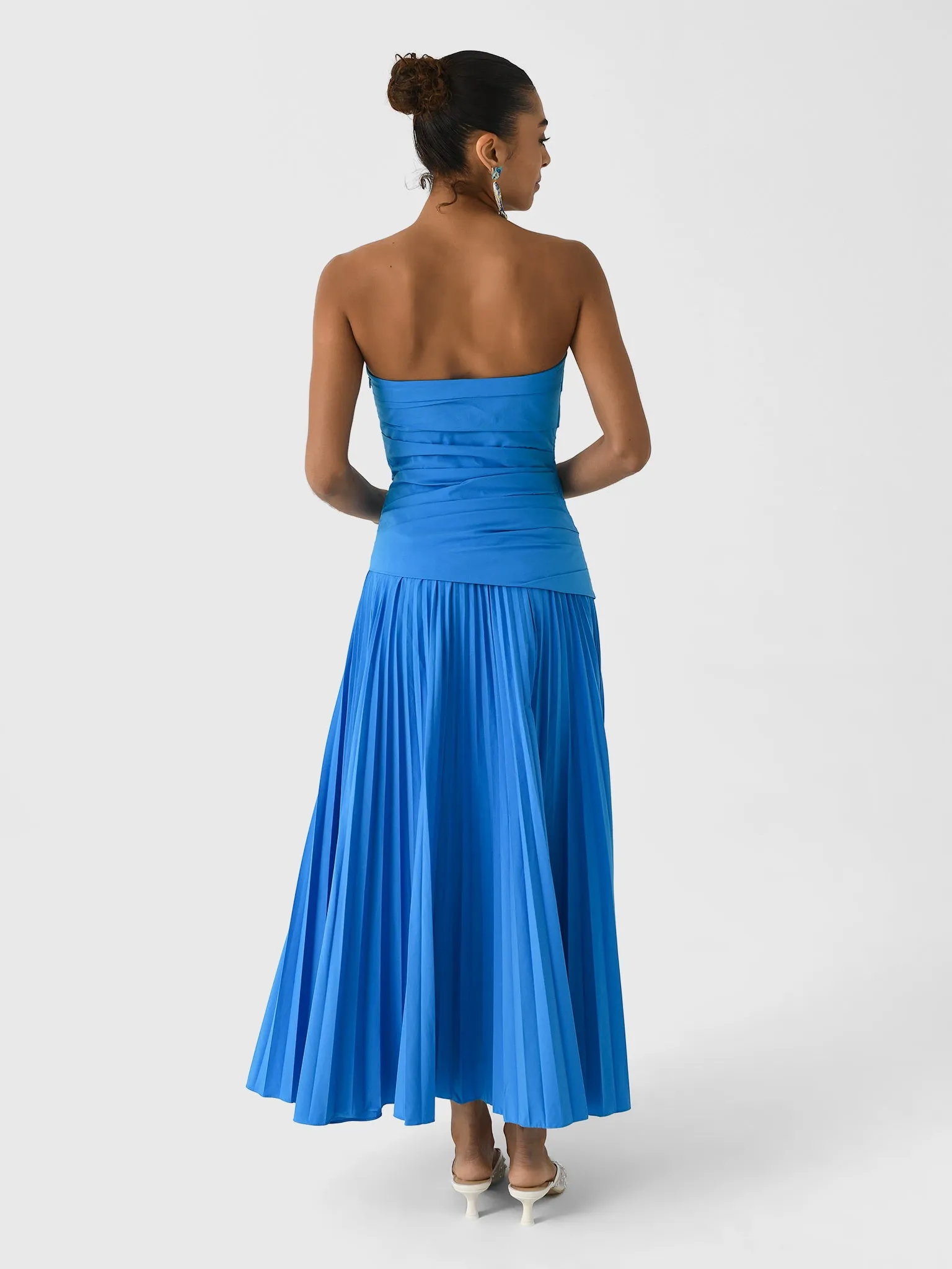 Simkhai Women's Arie Strapless Cotton Midi Dress sold by Saint Bernard product image thumbnail 3