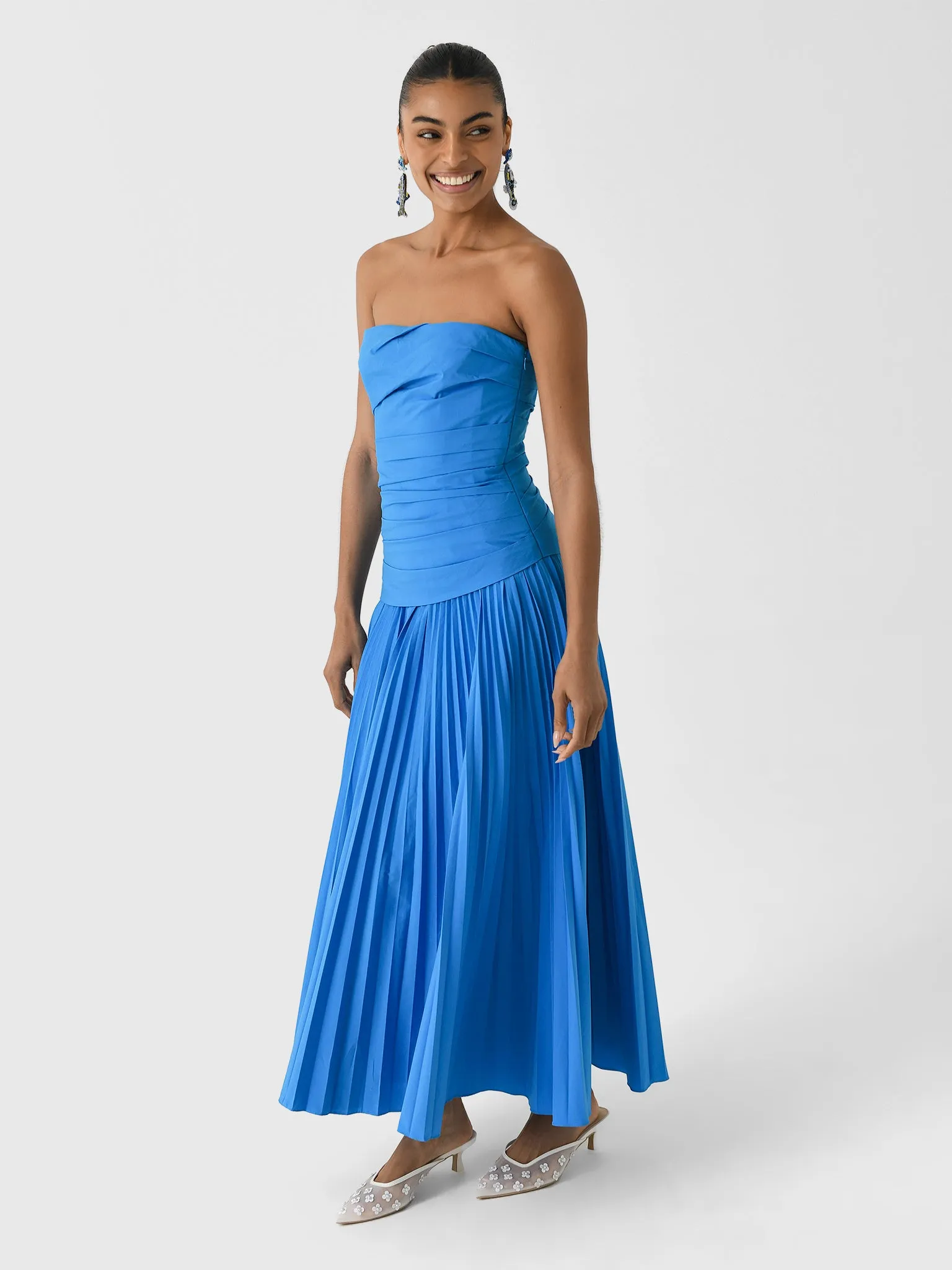 Simkhai Women's Arie Strapless Cotton Midi Dress sold by Saint Bernard product image thumbnail 2