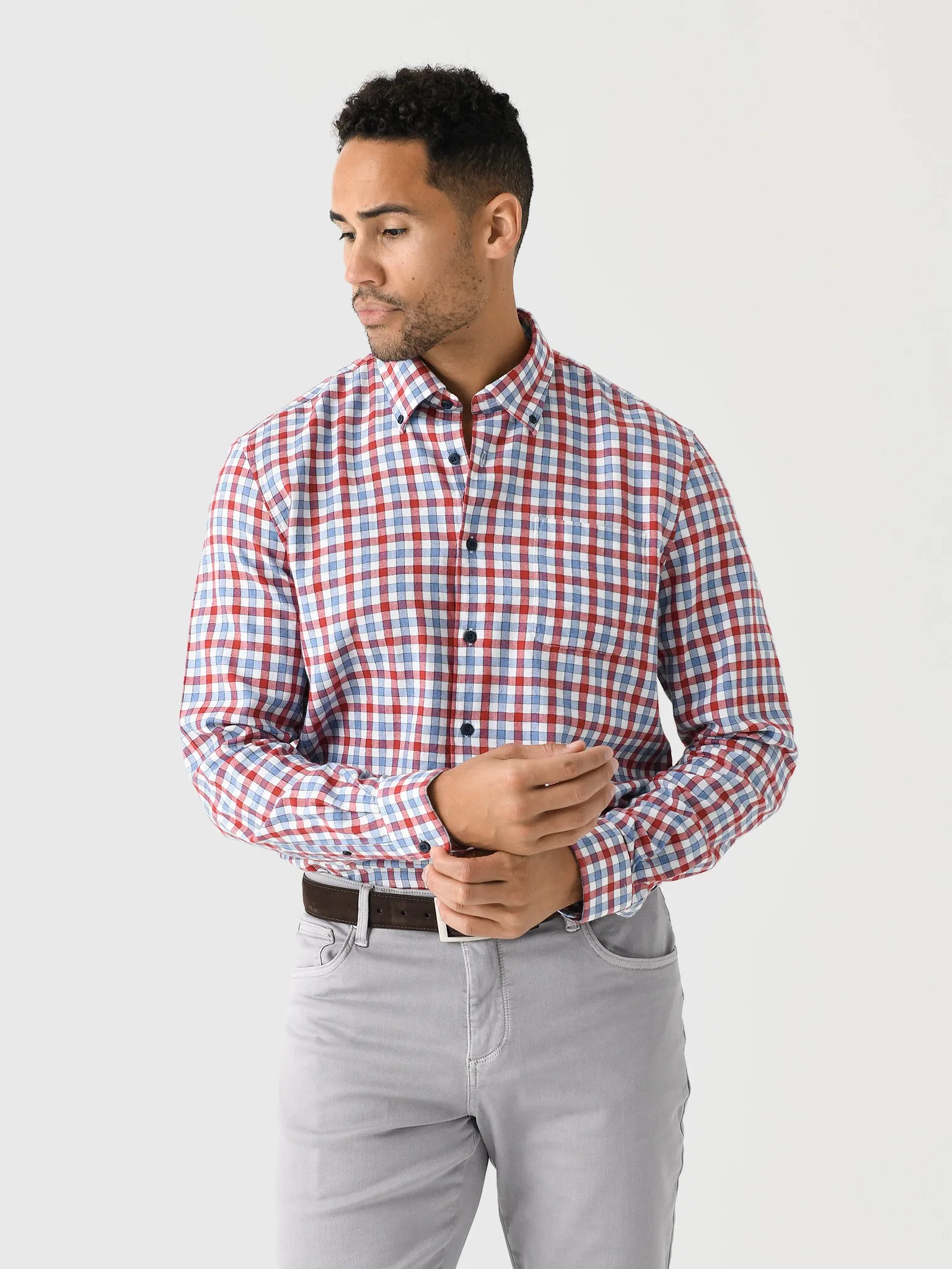 Johnnie-O Men's Millbank Button-Down Shirt sold by Saint Bernard