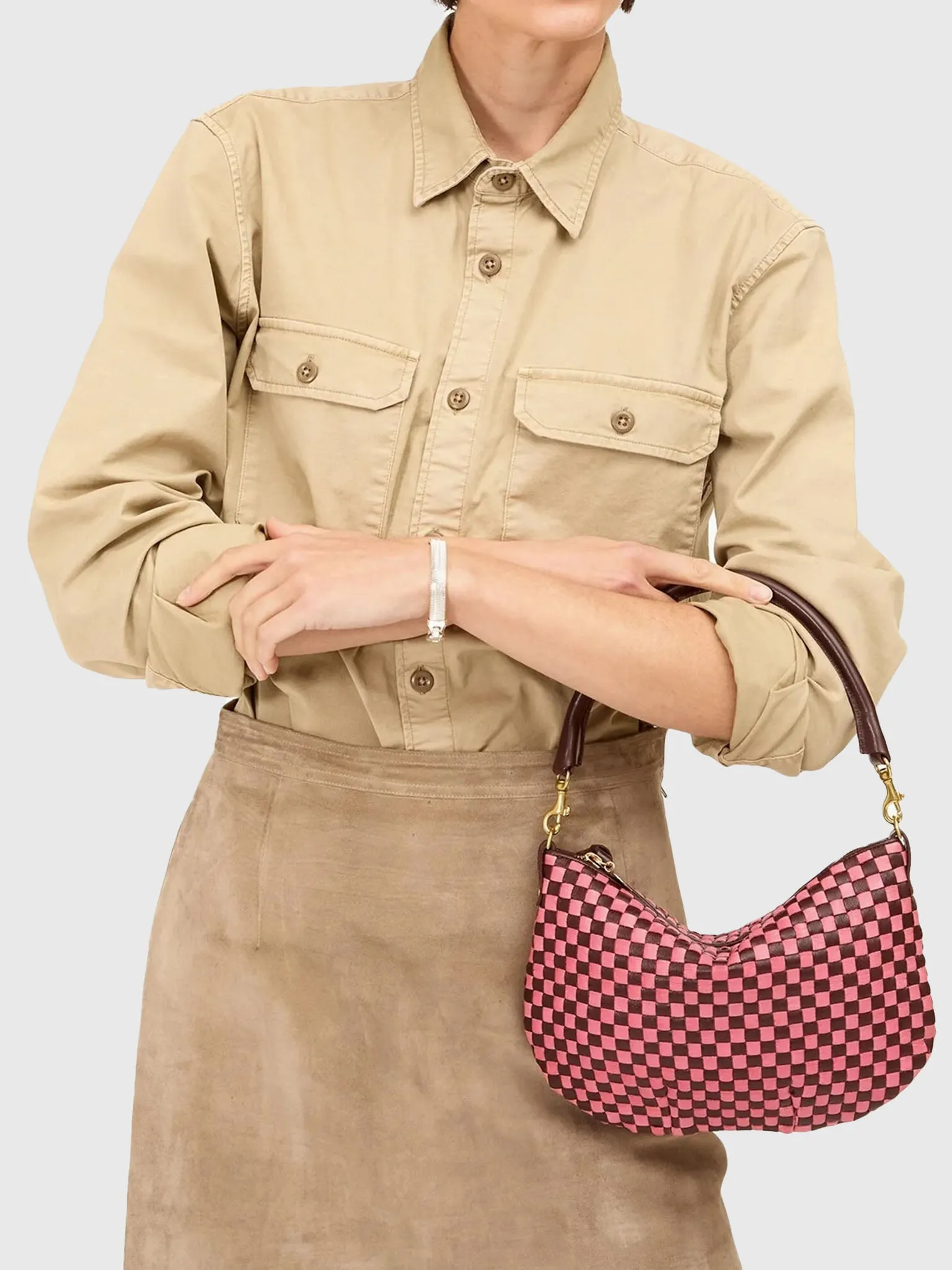 Clare V. Petit Moyen Messenger Bag sold by Saint Bernard product image thumbnail 2