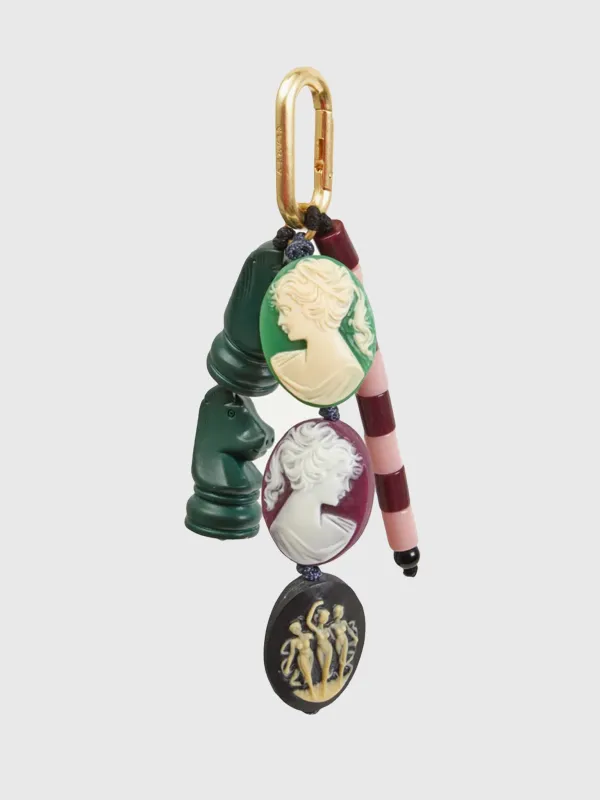 Clare V. Cameo Fob made by Clare Vivier