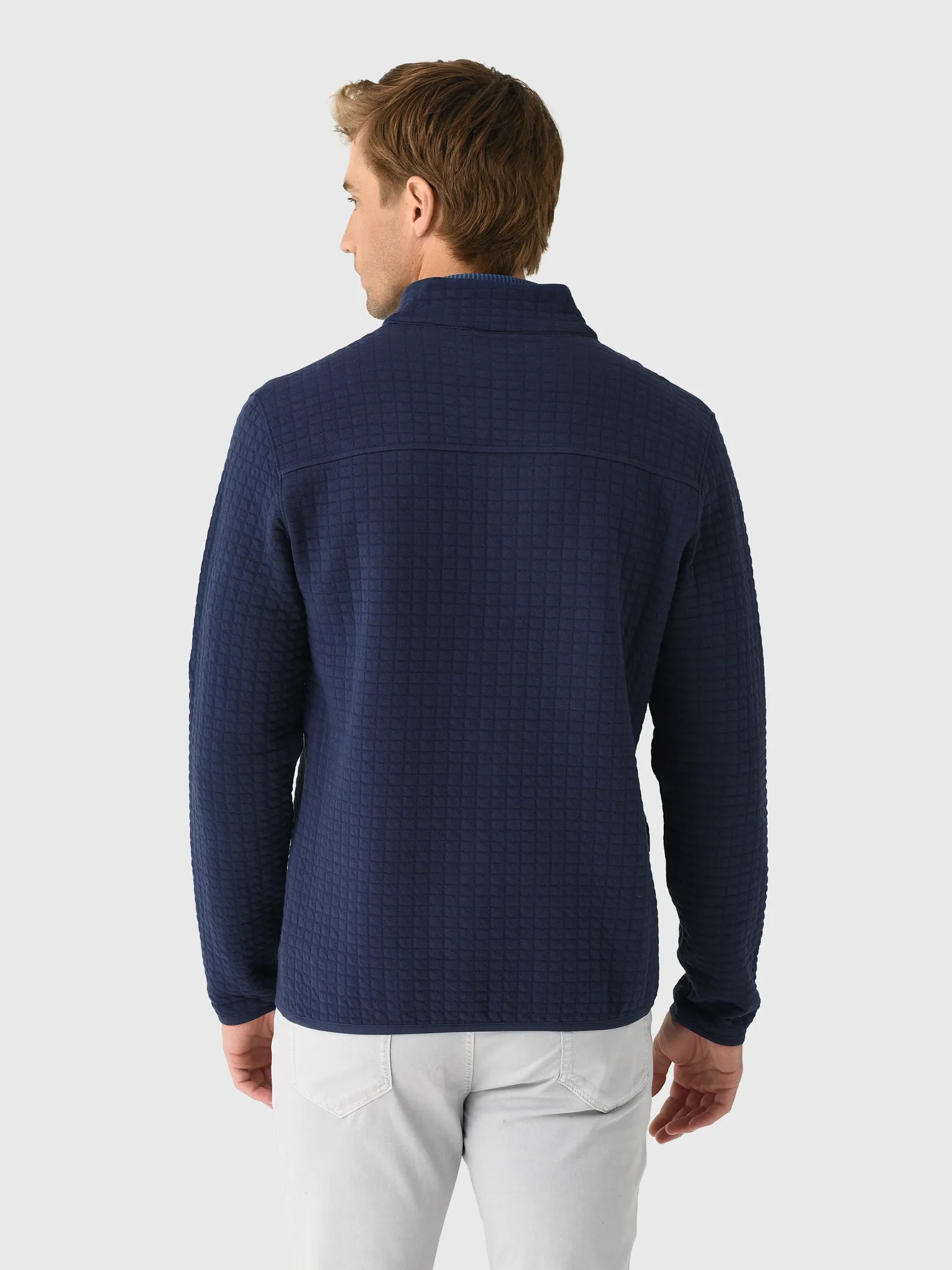 Peter Millar Crown Men's Quad Quilted Quarter-Zip sold by Saint Bernard product image thumbnail 4