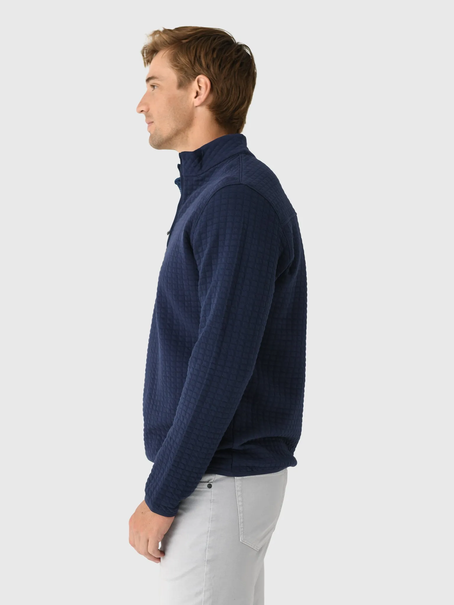 Peter Millar Crown Men's Quad Quilted Quarter-Zip sold by Saint Bernard product image thumbnail 3