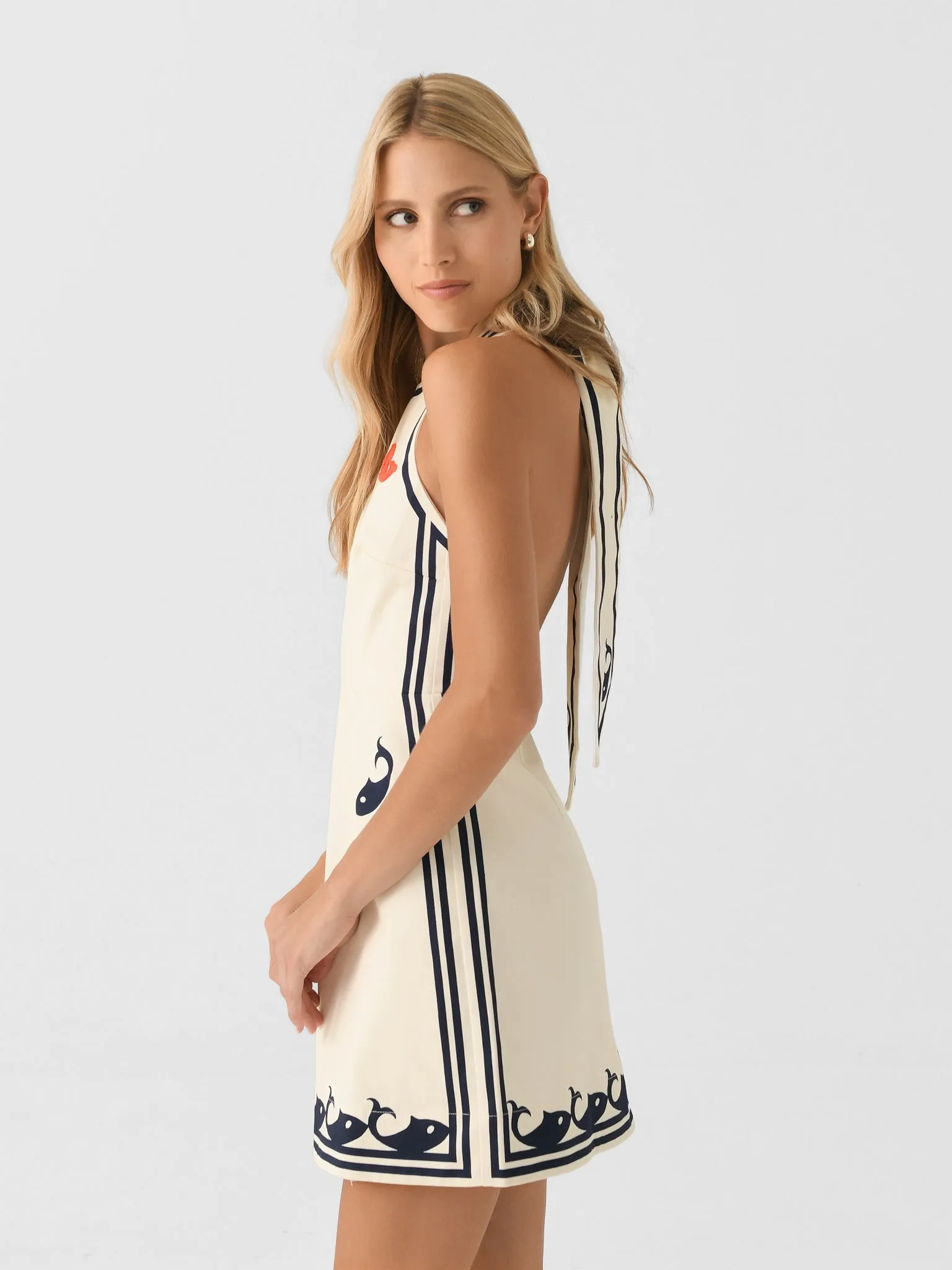 Alemais Women's Marine Mini Dress sold by Saint Bernard product image thumbnail 3