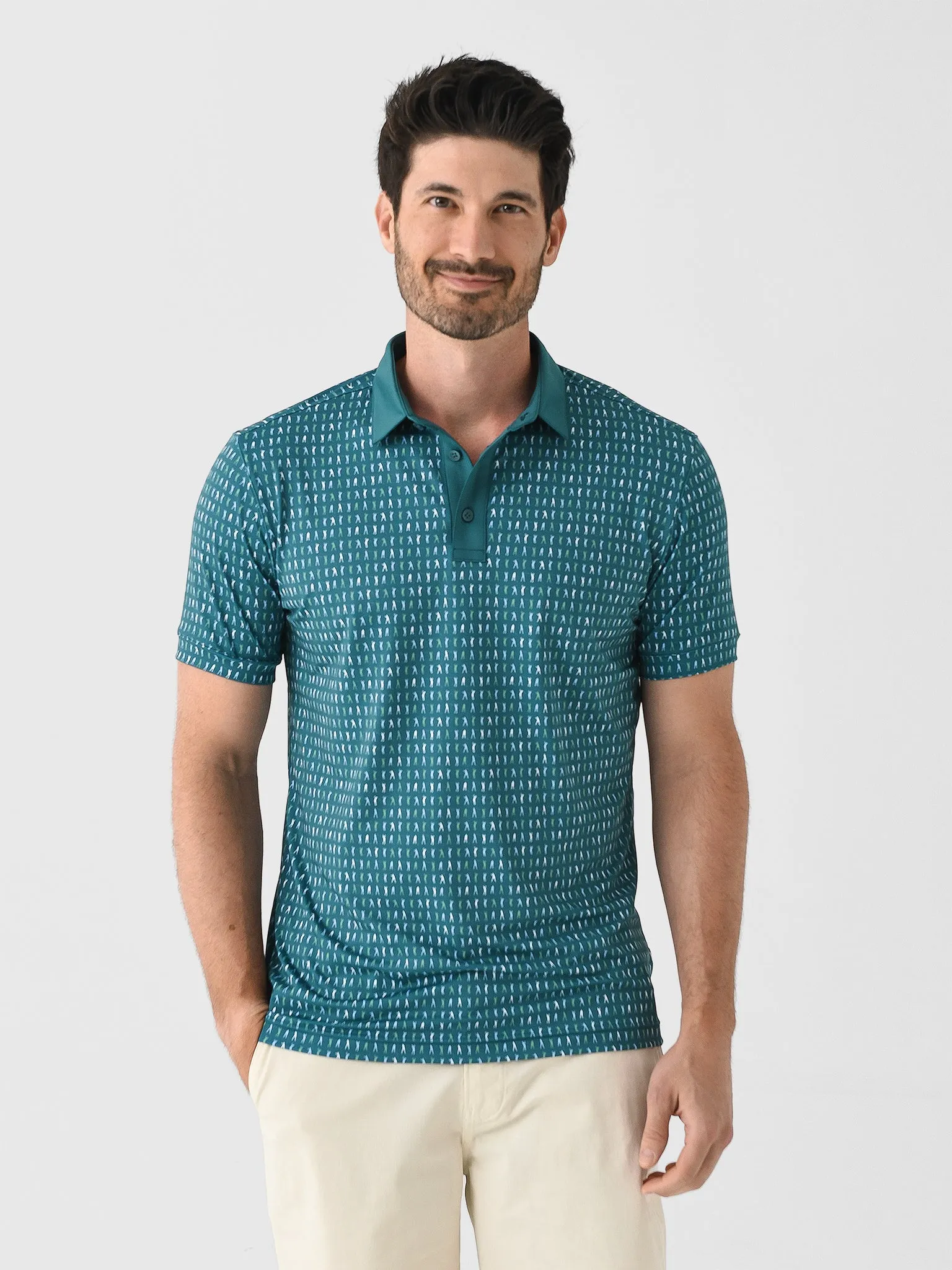 Mizzen+Main Men's Trim Versa Polo sold by Saint Bernard