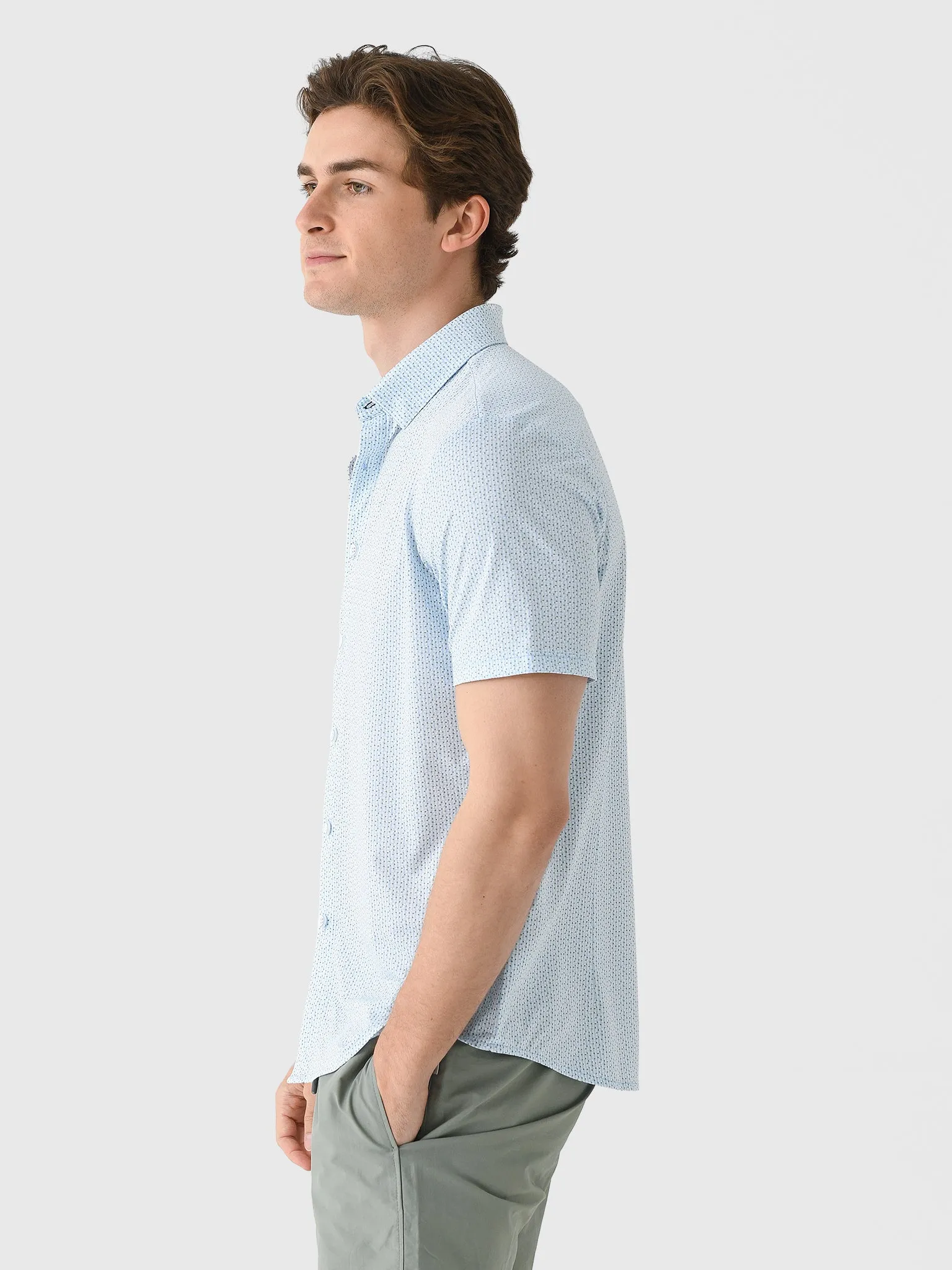 Mizzen+Main Men's Trim Halyard Button-Down Shirt sold by Saint Bernard product image thumbnail 3