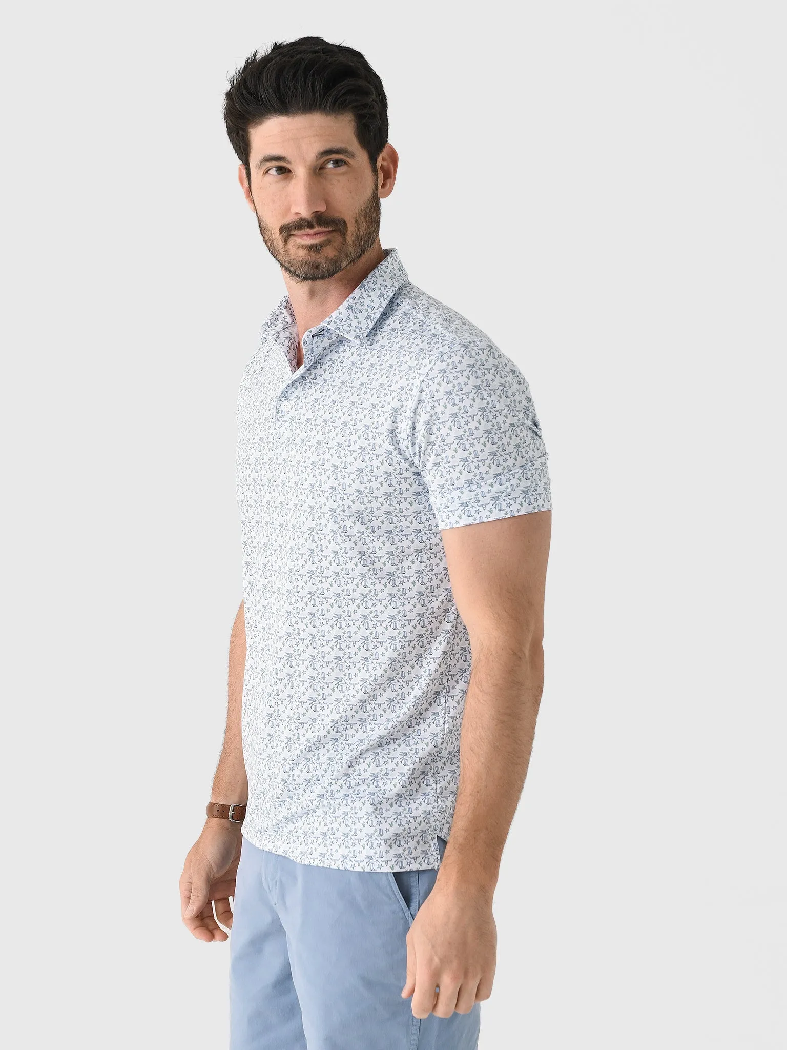 Mizzen+Main Men's Trim Versa Polo sold by Saint Bernard product image thumbnail 3