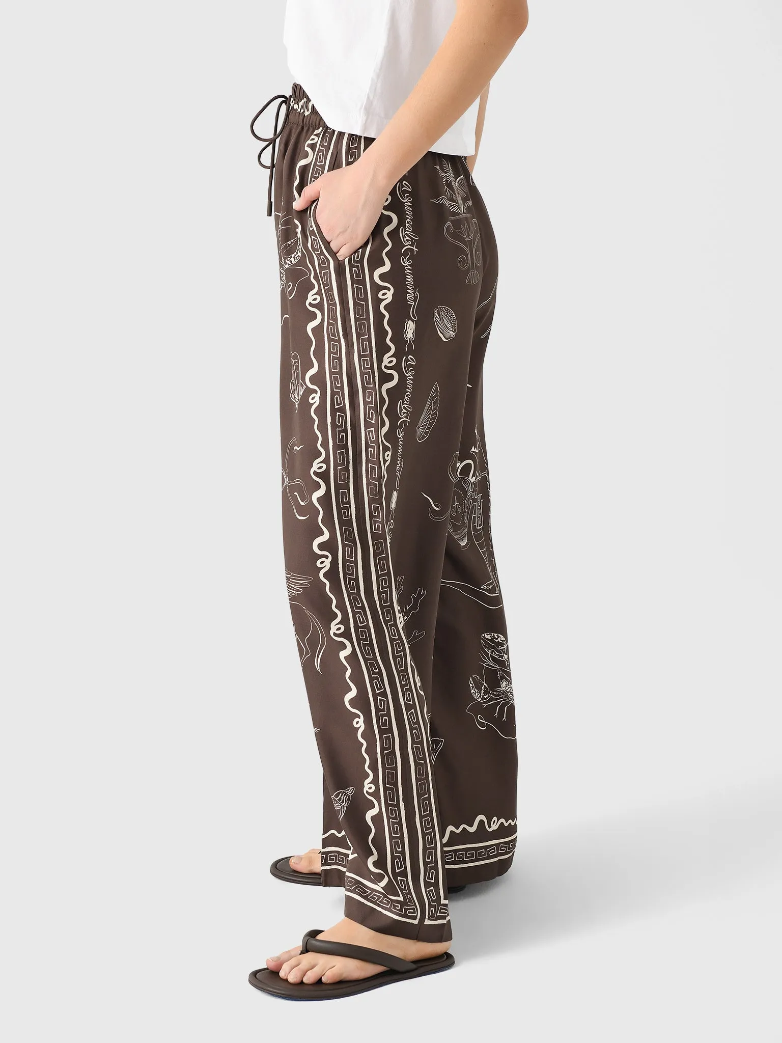 Alemais Women's Sammy Silk Pant sold by Saint Bernard product image thumbnail 4