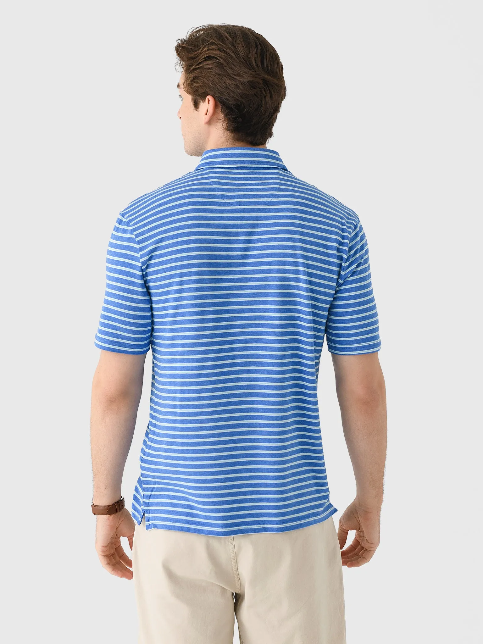 Johnnie-O Men's Original 4-Button Polo Matthis Stripe Polo sold by Saint Bernard product image thumbnail 4