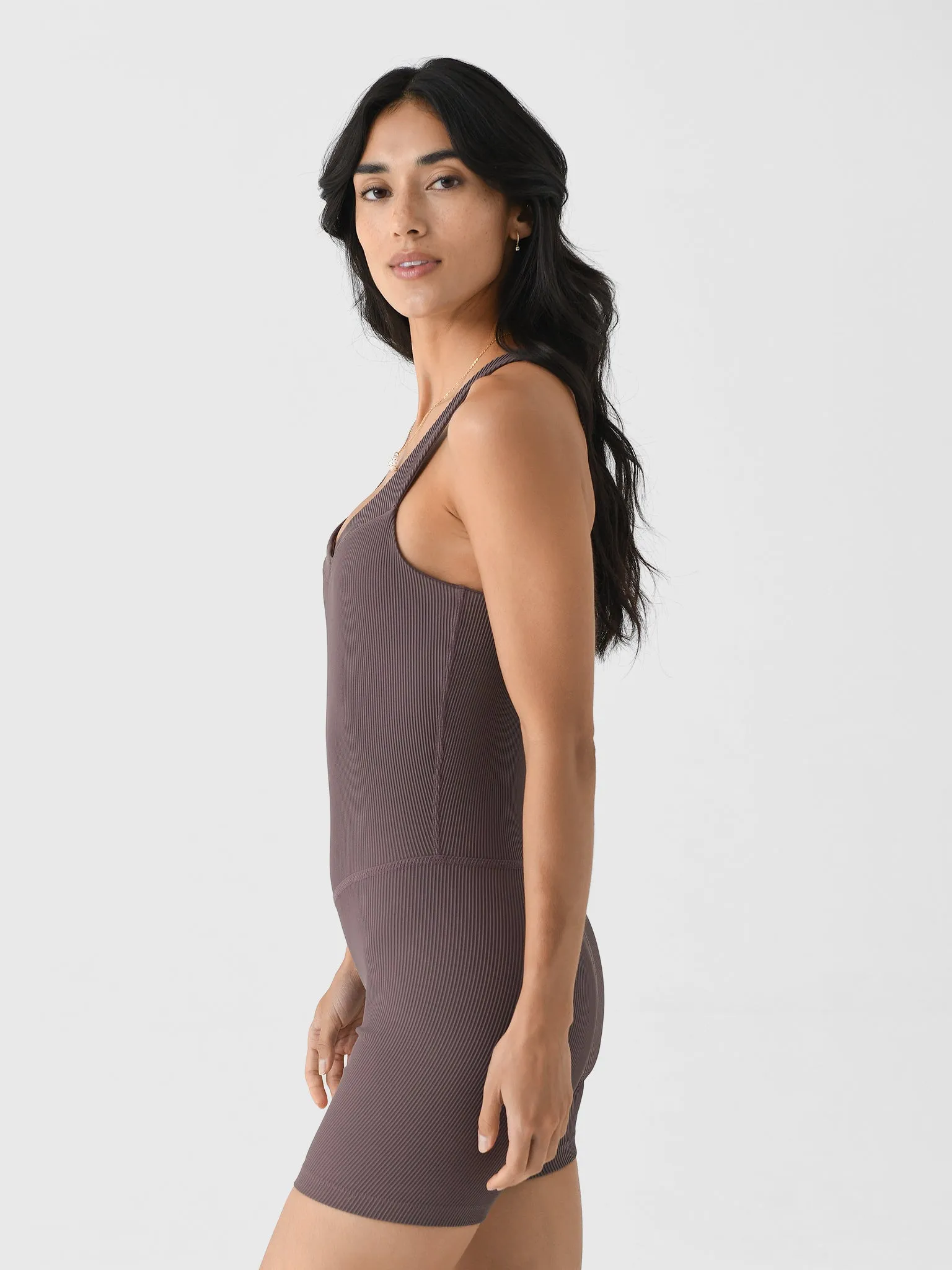 Beyond Yoga Women's Routine Ribbed Biker Jumpsuit sold by Saint Bernard product image thumbnail 3