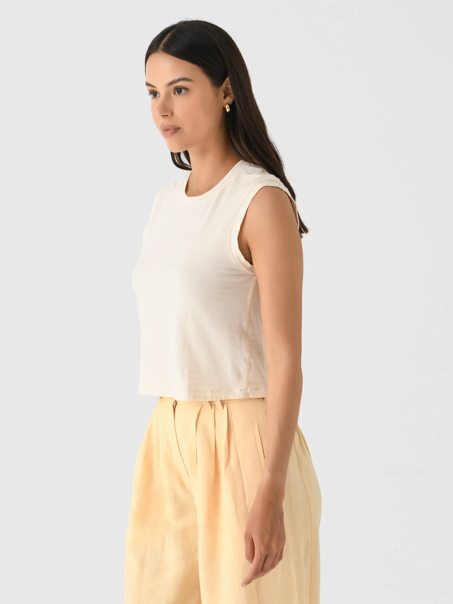 AMO Women's Sleeveless Babe Tee sold by Saint Bernard product image thumbnail 3