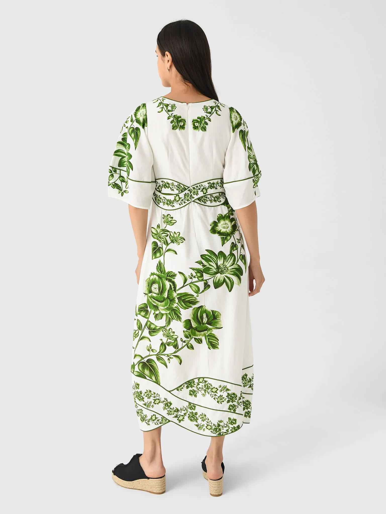 Farm Rio Women's Floral Cascade Midi Dress sold by Saint Bernard product image thumbnail 3