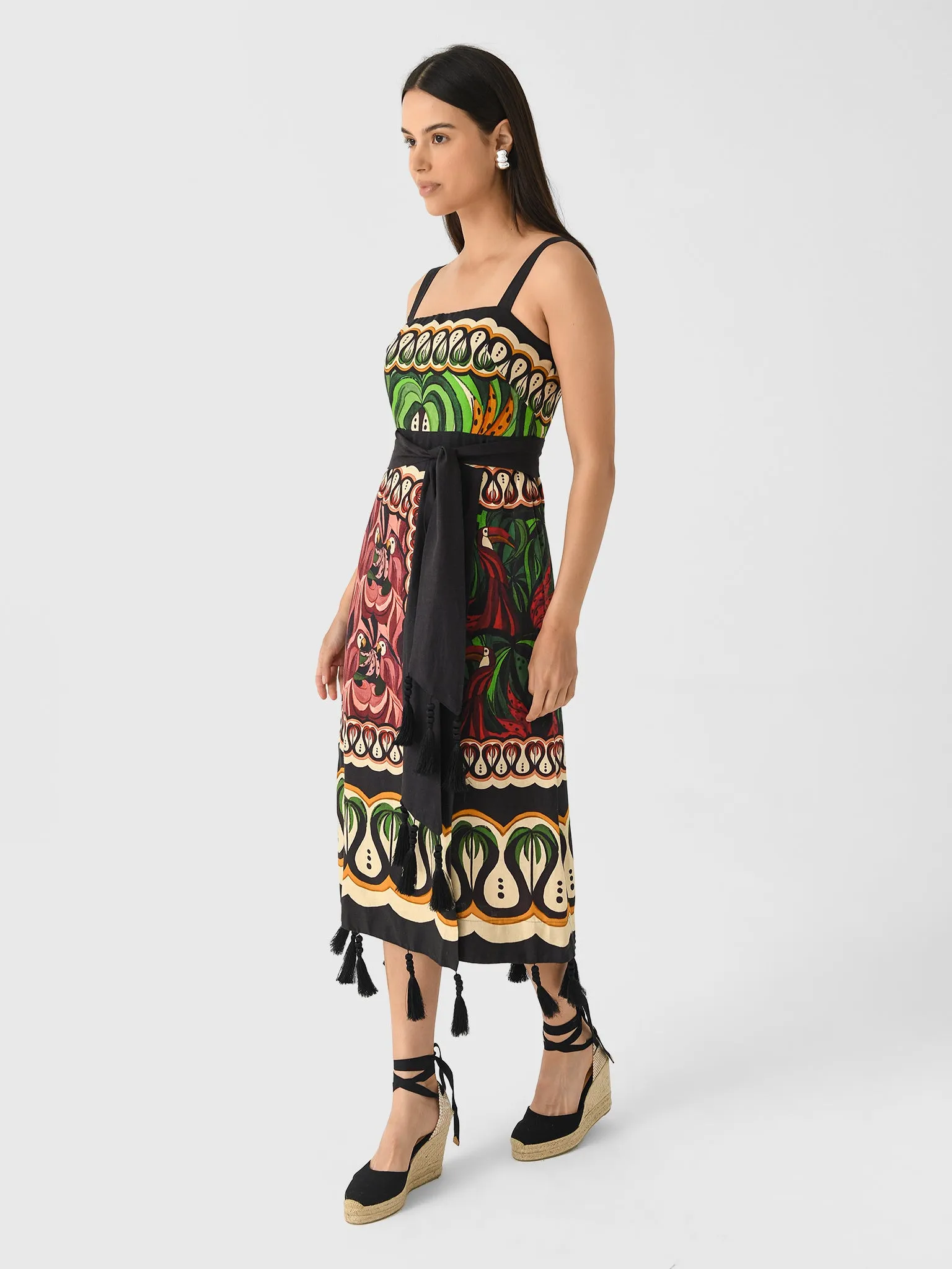 Farm Rio Women's Coconut Tree Flow Dress sold by Saint Bernard product image thumbnail 2