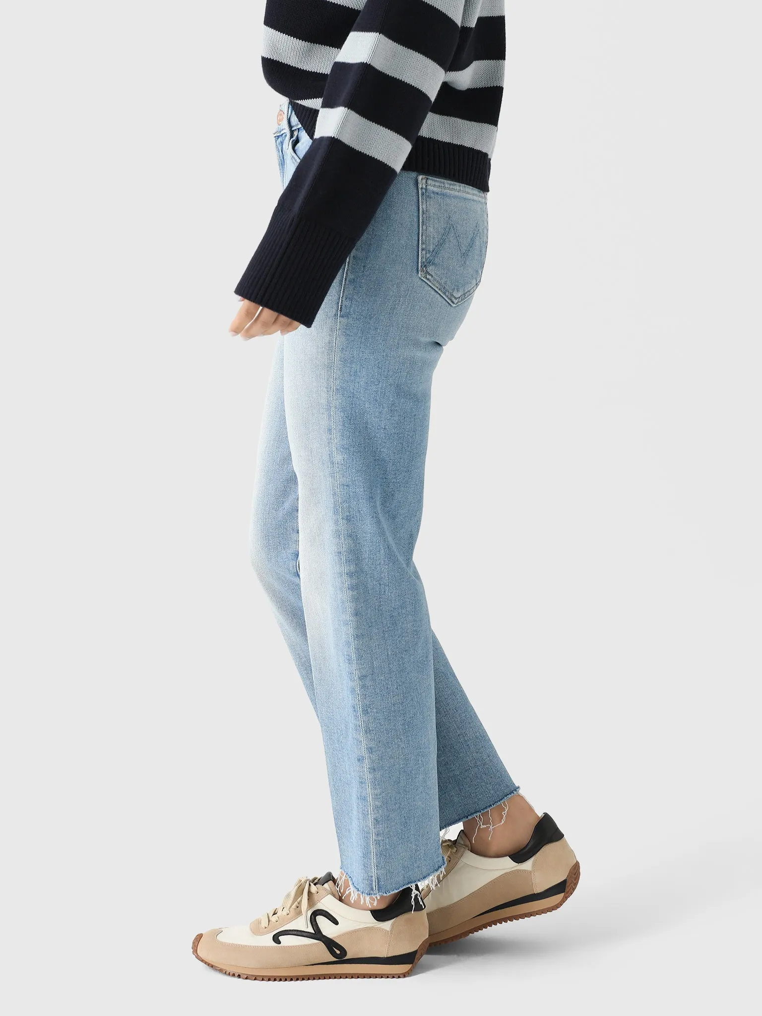 Mother Women's The Kick It Ankle Fray Jean sold by Saint Bernard product image thumbnail 3