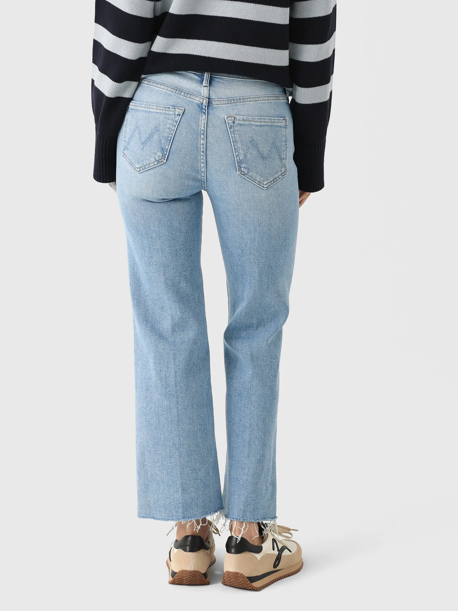 Mother Women's The Kick It Ankle Fray Jean sold by Saint Bernard product image thumbnail 4