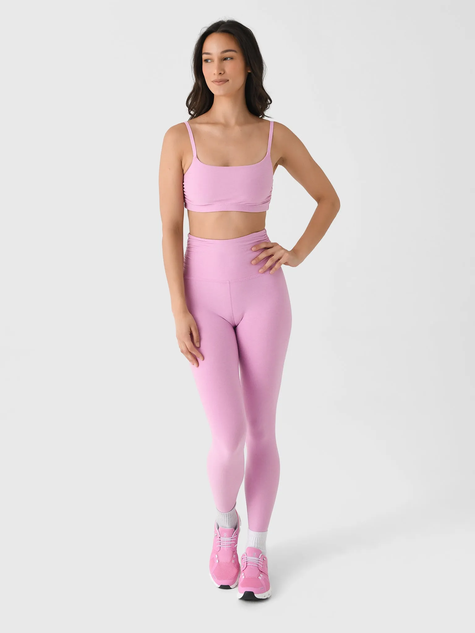Beyond Yoga Women's Spacedye Raise The Barre Shirred Legging sold by Saint Bernard product image thumbnail 2