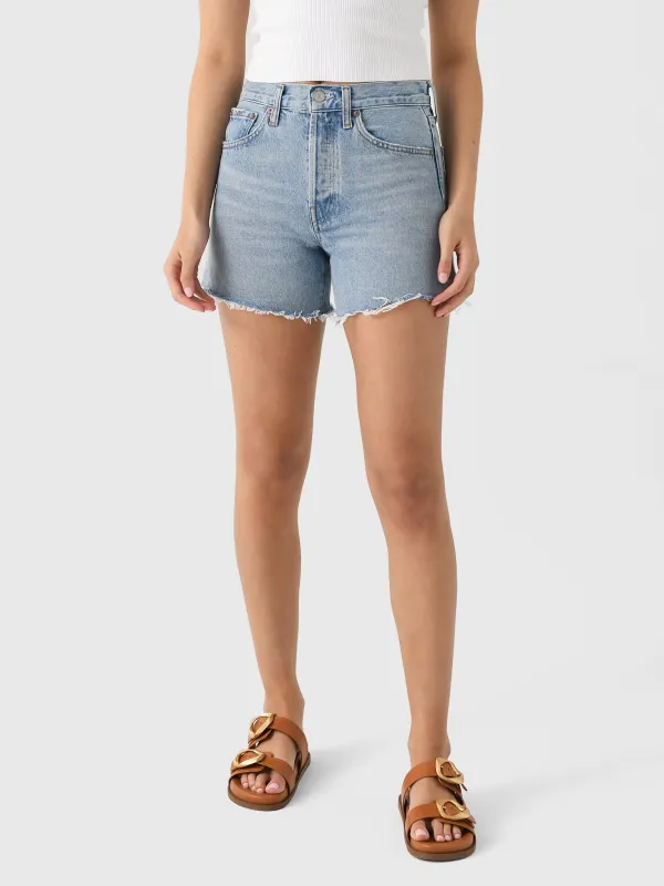 Agolde Women's Parker Long Vintage Short made by Saint Bernard