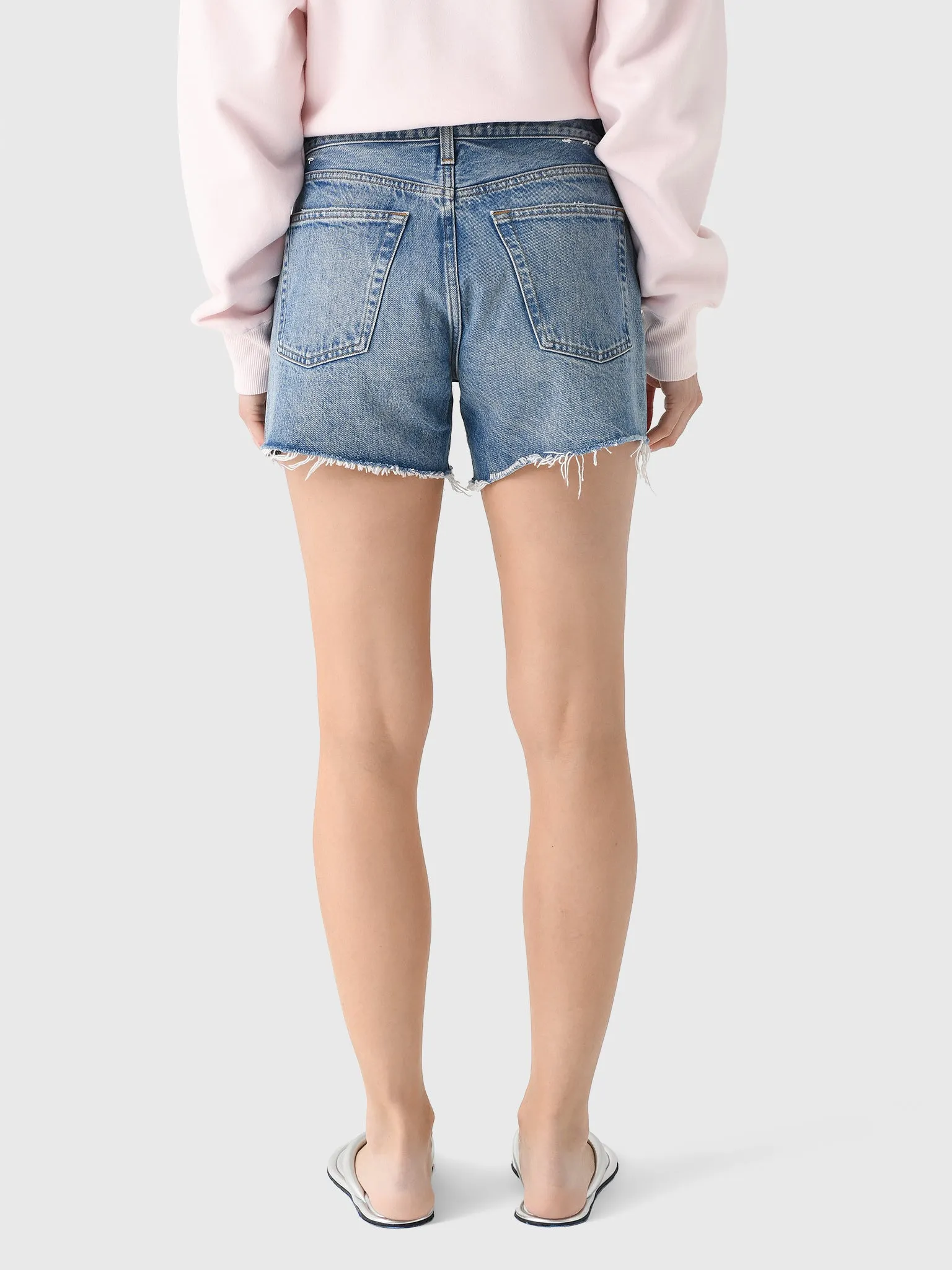 Agolde Women's Parker Long Vintage Short sold by Saint Bernard product image thumbnail 4