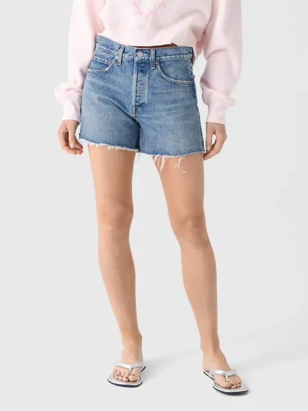 Agolde Women's Parker Long Vintage Short made by Agolde