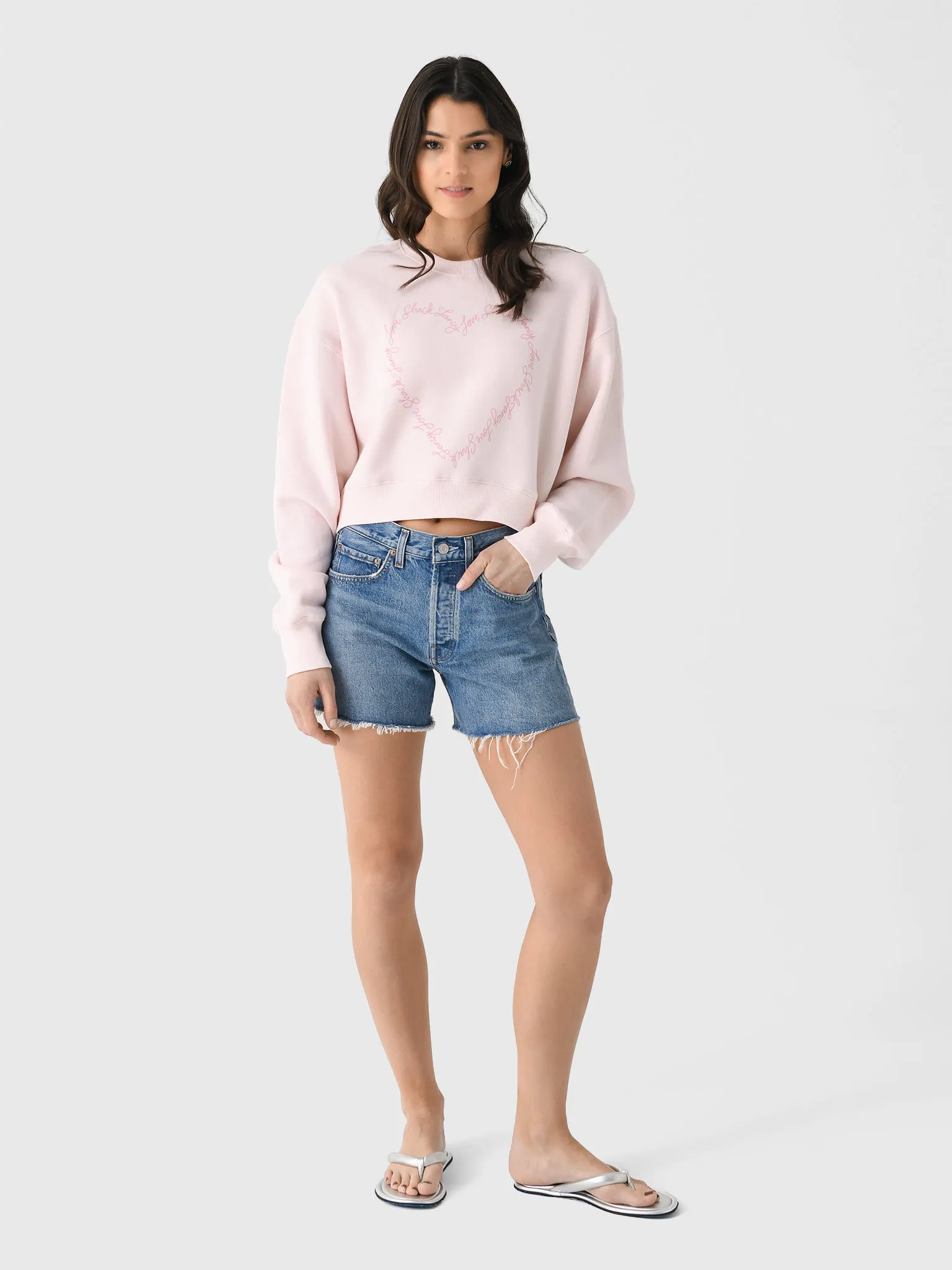 Agolde Women's Parker Long Vintage Short sold by Saint Bernard product image thumbnail 2