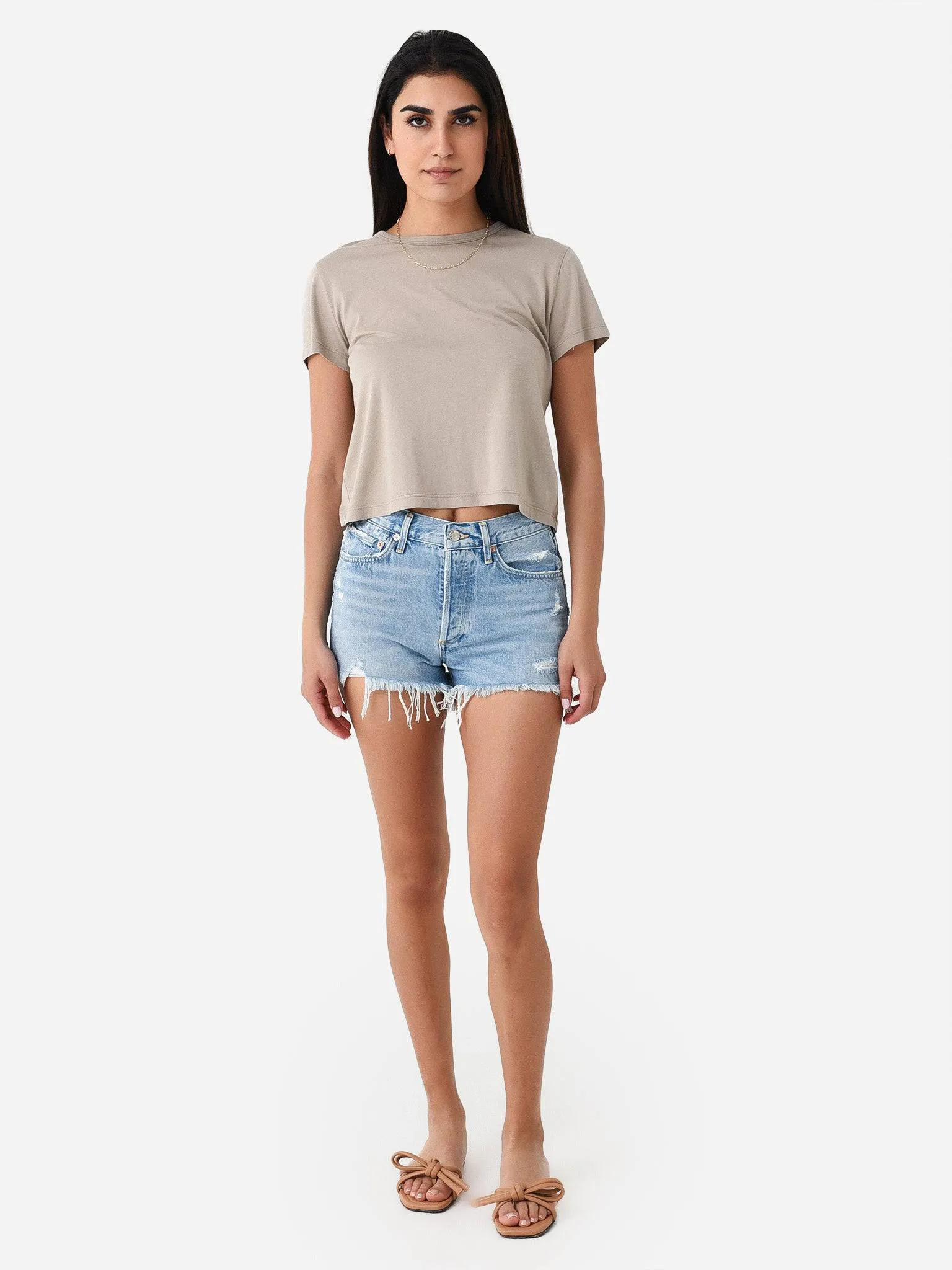 Agolde Women's Parker Vintage Cut Off Short sold by Saint Bernard product image thumbnail 2